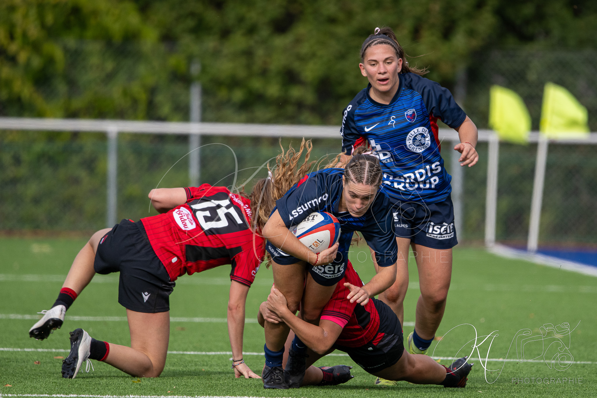  FC Grenoble Rugby - Lyon Olympique Universitaire - Rugby - FFR 2025 - Reserve Élite F - FC Grenoble vs Lyon Olympique Universitaire (#FFR25REFGL10) Photo by: Karine Valentin | Siuxy Sports 2025-10-05