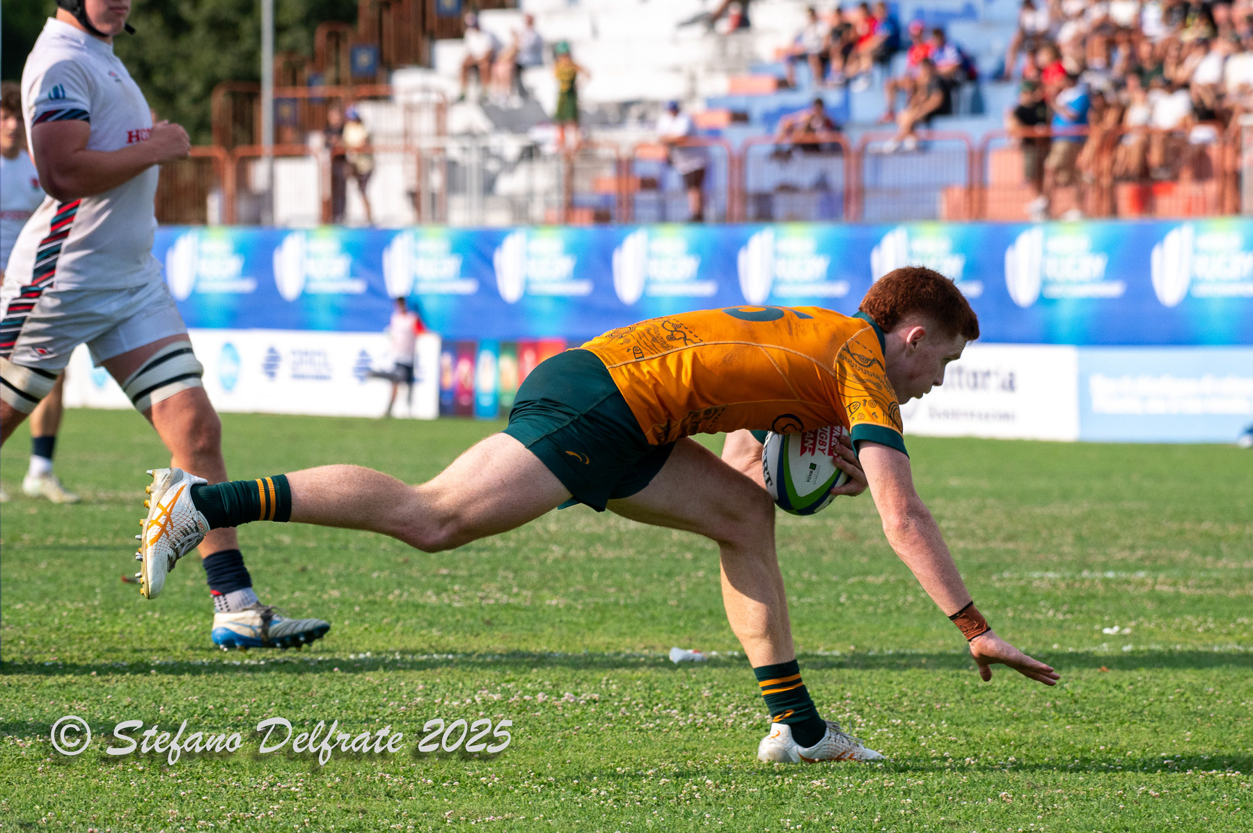  Australia U-20 national rugby union team (M) - England U-20 national rugby union team - Rugby - 2025 World Rugby U20 Championship - Australia (68) vs (40) England (#RWC25U20AUEN) Photo by: Stefano Delfrate | Siuxy Sports 2025-07-26