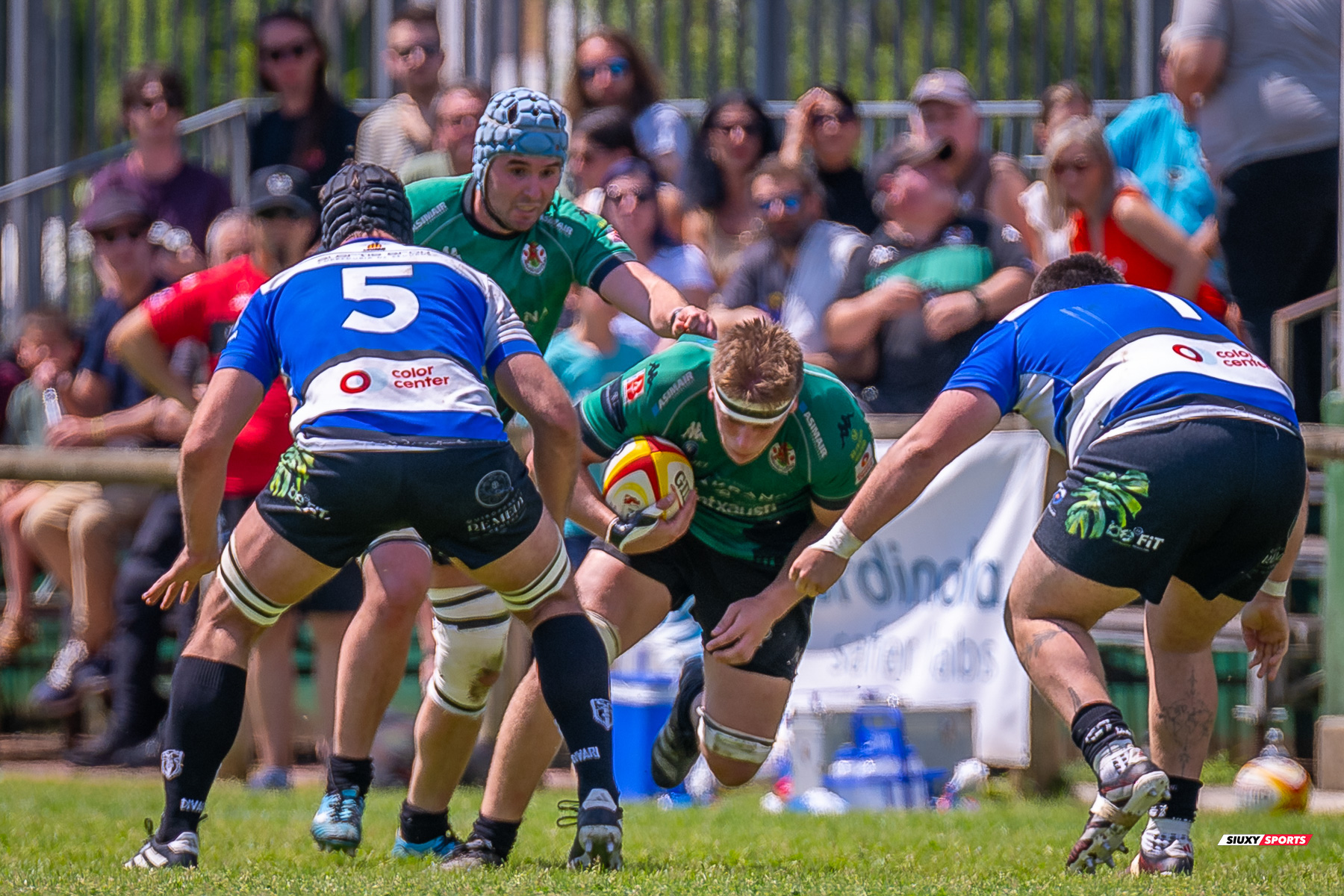  Gernika Rugby Taldea - Club de Rugby Sant Cugat - Rugby - FER 2025 - Sémi Final Ascenso - Gernika (24) vs (11) Sant Cugat (#FER25SFAGRTCRSC) Photo by: Fredy Monfoto | Siuxy Sports 2025-05-18
