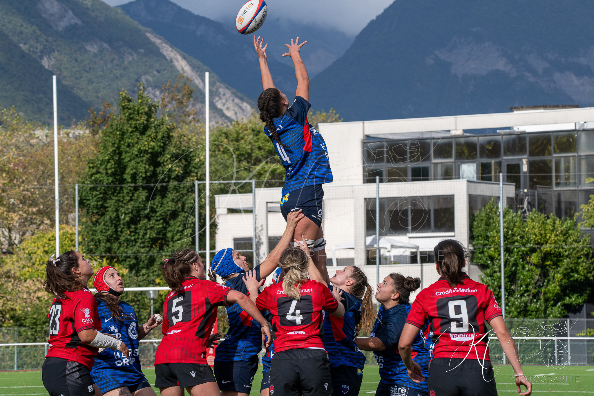  FC Grenoble Rugby - Lyon Olympique Universitaire - Rugby - FFR 2025 - Reserve Élite F - FC Grenoble vs Lyon Olympique Universitaire (#FFR25REFGL10) Photo by: Karine Valentin | Siuxy Sports 2025-10-05