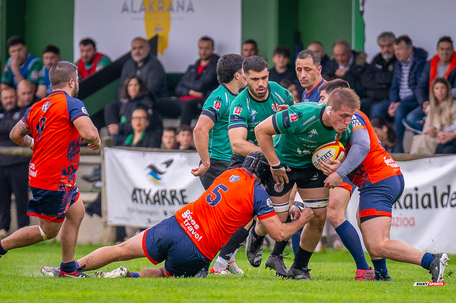  Gernika Rugby Taldea - Rugby Club L'Hospitalet - Rugby - FER 2025 - DHB - Gernika RT (52) vs (7) RC L'Hospitalet (#FER25DHBGERHOS04) Photo by: Fredy Monfoto | Siuxy Sports 2025-04-13
