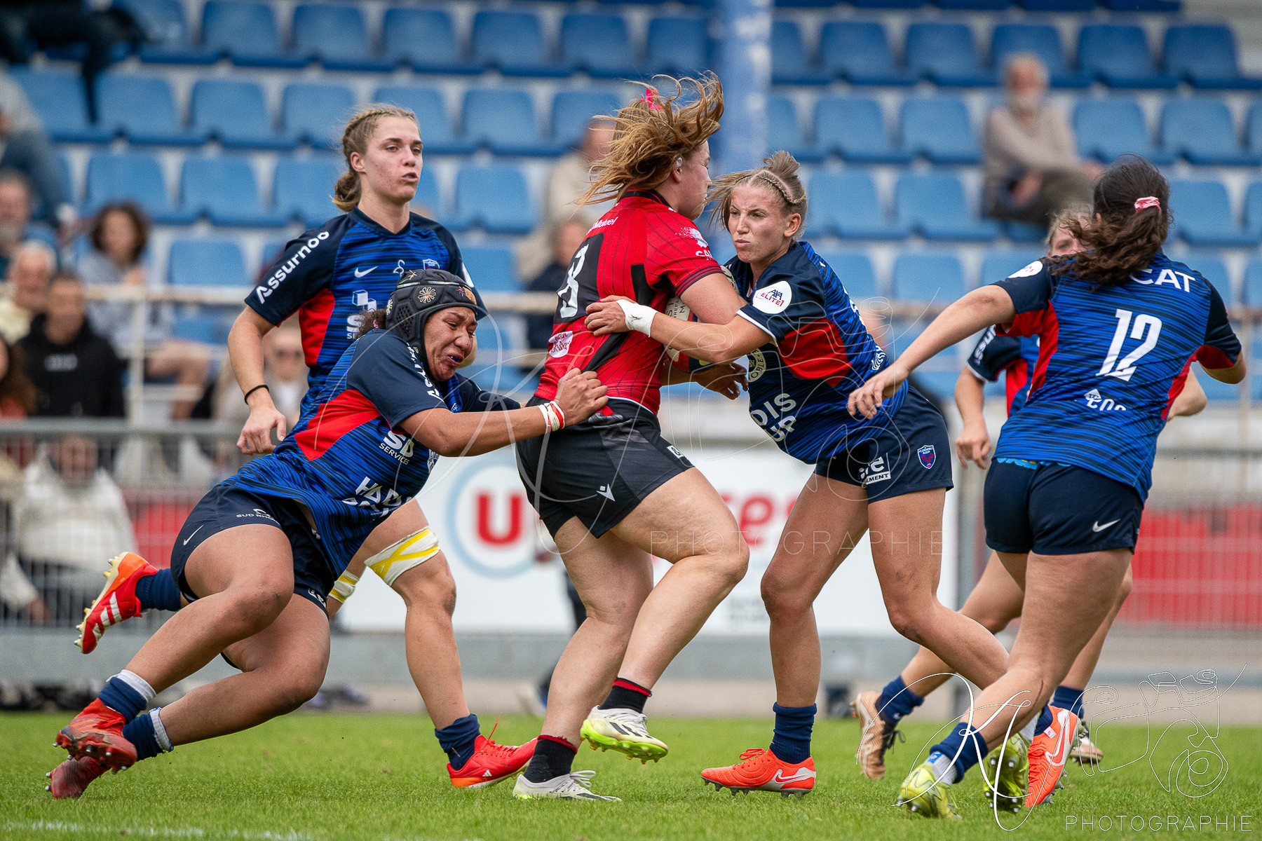  FC Grenoble Rugby - Lyon Olympique Universitaire - Rugby - FFR 2025 - Elite 1 F - Amazones FCG vs Lyon Olympique Universitaire (#FFR25E1FALOU1) Photo by: Karine Valentin | Siuxy Sports 2025-10-18