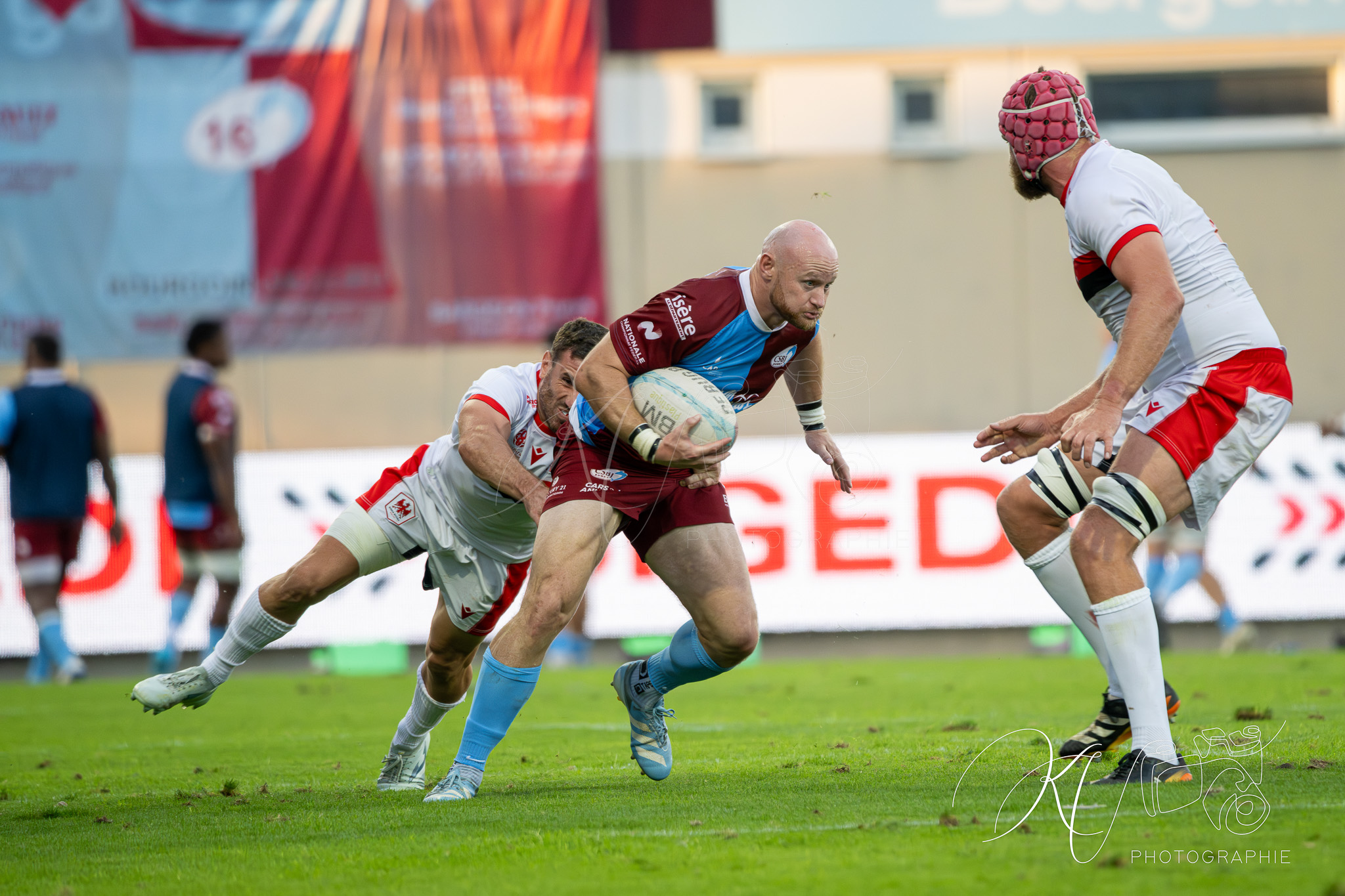  CS Bourgoin-Jallieu - Stade niçois - Rugby - FFR 2025 - Nationale - CS Bourgoin-Jallieu vs Stade Niçois (#FFR25NABJSN19) Photo by: Karine Valentin | Siuxy Sports 2025-09-06