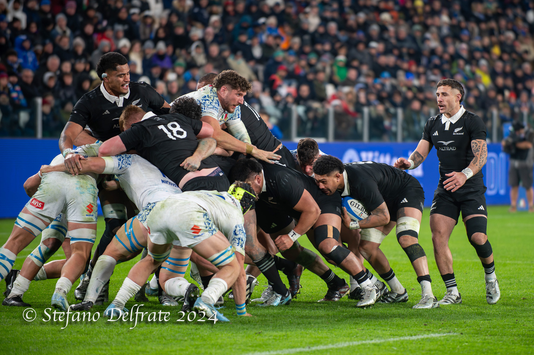  Nazionale di rugby a 15 dell'Italia - New Zealand national rugby union team - Rugby - 2024 Autumn Nations Series - Italia vs All Blacks (#2024AUTITNZ11) Photo by: Stefano Delfrate | Siuxy Sports 2024-11-23