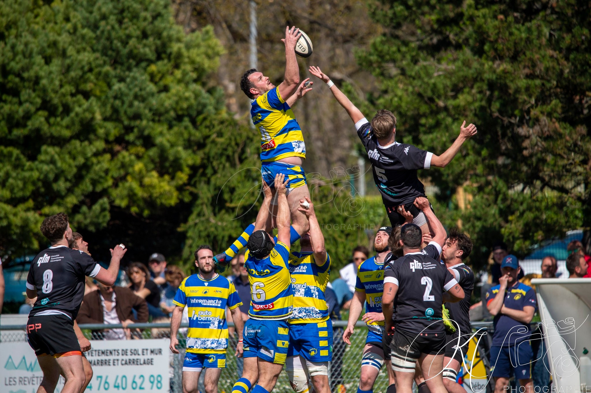  Rugby Club de Seyssins - Bassin de Crussol Rugby - Rugby - FFR 2025 - Féd 3 - RC de Seyssins (33) vs (31) Bassin de Crussol (#FFR25F3RCSBC04) Photo by: Karine Valentin | Siuxy Sports 2025-04-06