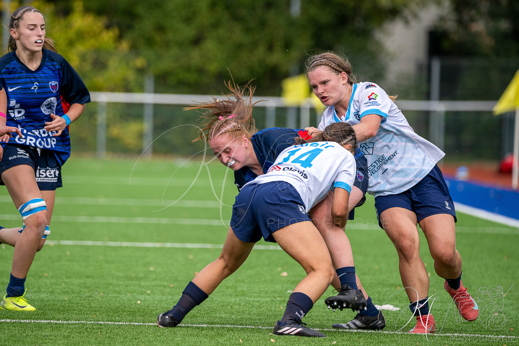  FC Grenoble Rugby - Montpellier Hérault Rugby - Rugby - FFR 2025 - U18 F - Amazones FCG vs Montpellier (#FFR25U18FAM10) Photo by: Karine Valentin | Siuxy Sports 2025-10-18