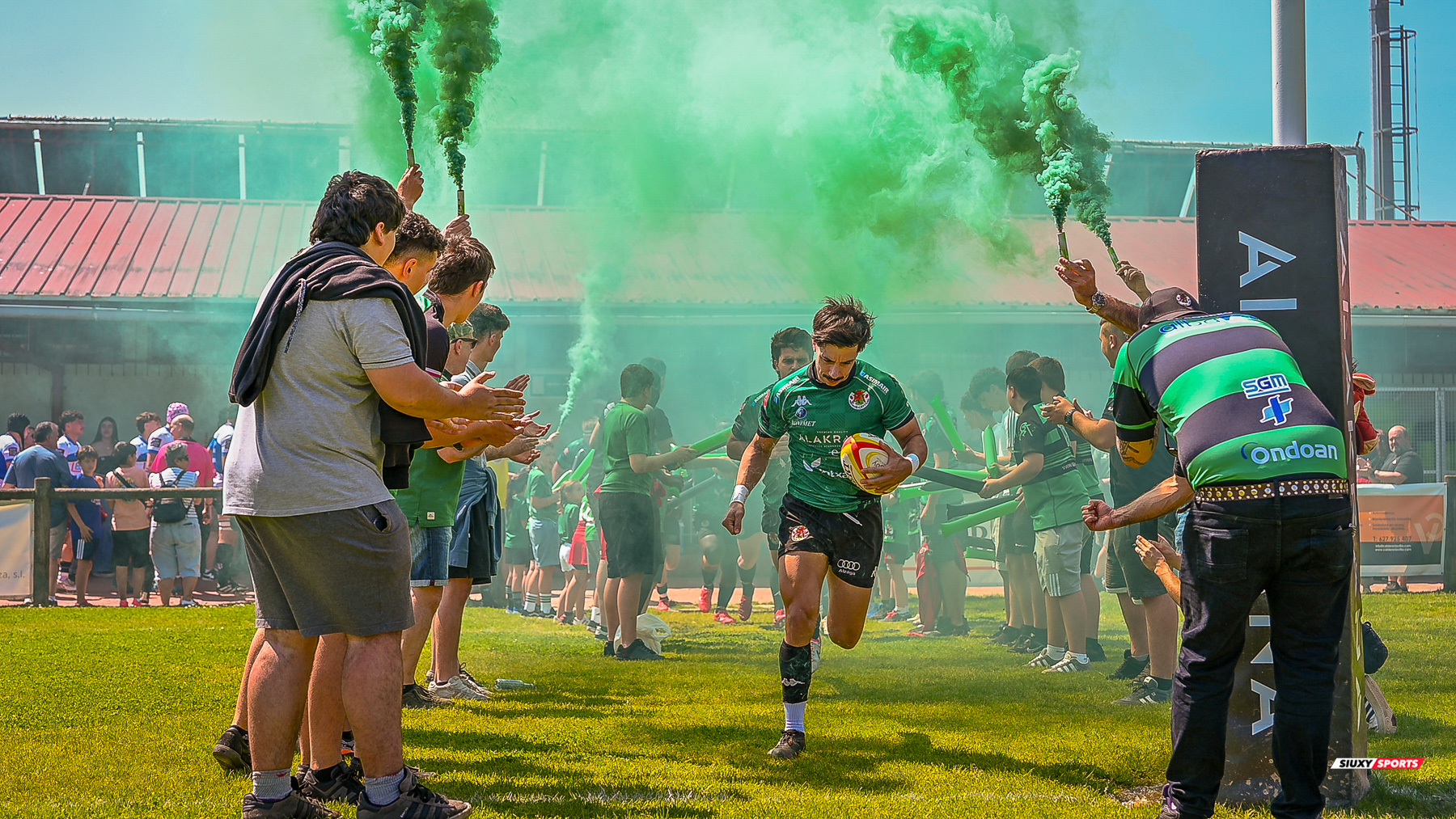  Gernika Rugby Taldea - Club de Rugby Sant Cugat - Rugby - FER 2025 - Sémi Final Ascenso - Gernika (24) vs (11) Sant Cugat (#FER25SFAGRTCRSC) Photo by: Fredy Monfoto | Siuxy Sports 2025-05-18