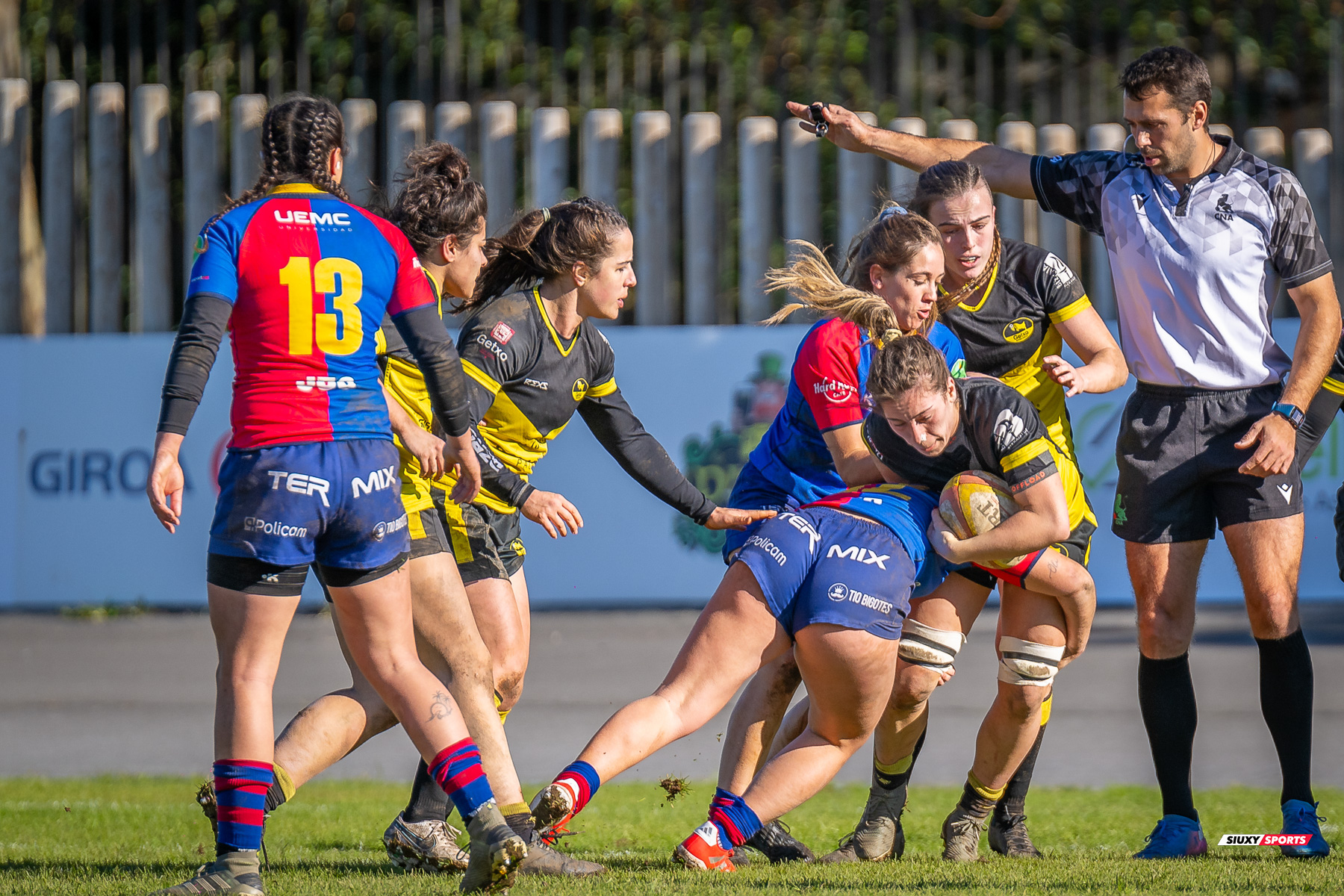  Getxo Artea Rugby Taldea - Futbol Club Barcelona Rugby - Rugby - FER 2025 - LIGA IBERDROLA - GETXO NESKAK (33) vs (12) AVFCBR FEM (#FER25LIGNBR01) Photo by: Fredy Monfoto | Siuxy Sports 2025-01-19