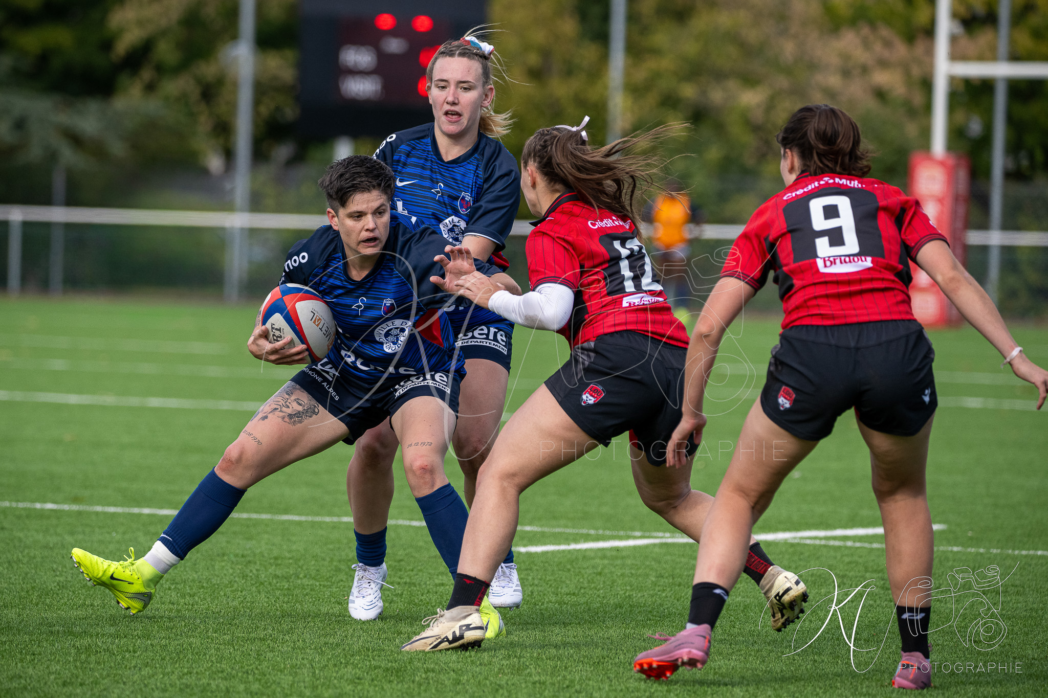 FC Grenoble Rugby - Lyon Olympique Universitaire - Rugby - FFR 2025 - Reserve Élite F - FC Grenoble vs Lyon Olympique Universitaire (#FFR25REFGL10) Photo by: Karine Valentin | Siuxy Sports 2025-10-05