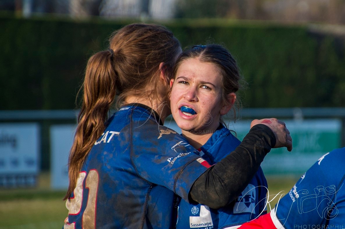  FC Grenoble Rugby - Montpellier Hérault Rugby - Rugby - FFR 2025 - U-18 Fém - Grenoble vs Montpellier (#FFR25U18GREMON1) Photo by: Karine Valentin | Siuxy Sports 2025-01-18