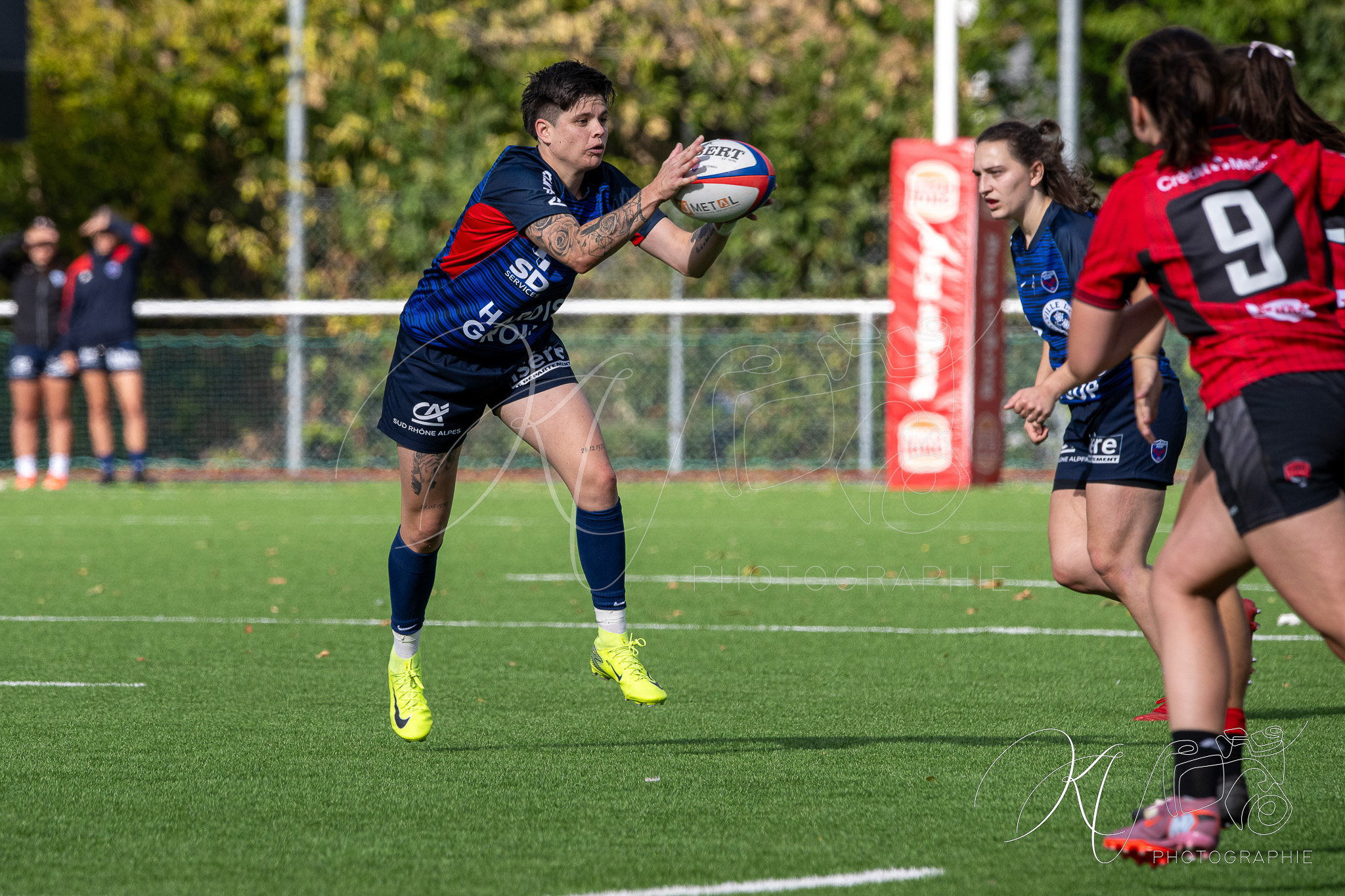  FC Grenoble Rugby - Lyon Olympique Universitaire - Rugby - FFR 2025 - Reserve Élite F - FC Grenoble vs Lyon Olympique Universitaire (#FFR25REFGL10) Photo by: Karine Valentin | Siuxy Sports 2025-10-05
