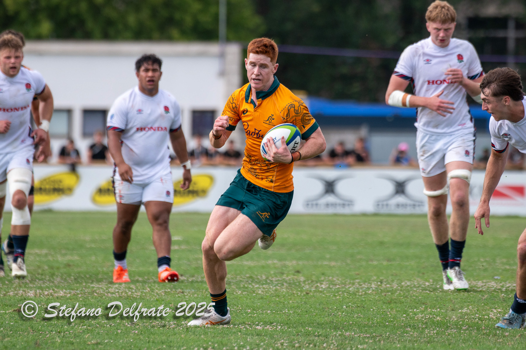 Australia U-20 national rugby union team (M) - England U-20 national rugby union team - Rugby - 2025 World Rugby U20 Championship - Australia (68) vs (40) England (#RWC25U20AUEN) Photo by: Stefano Delfrate | Siuxy Sports 2025-07-26