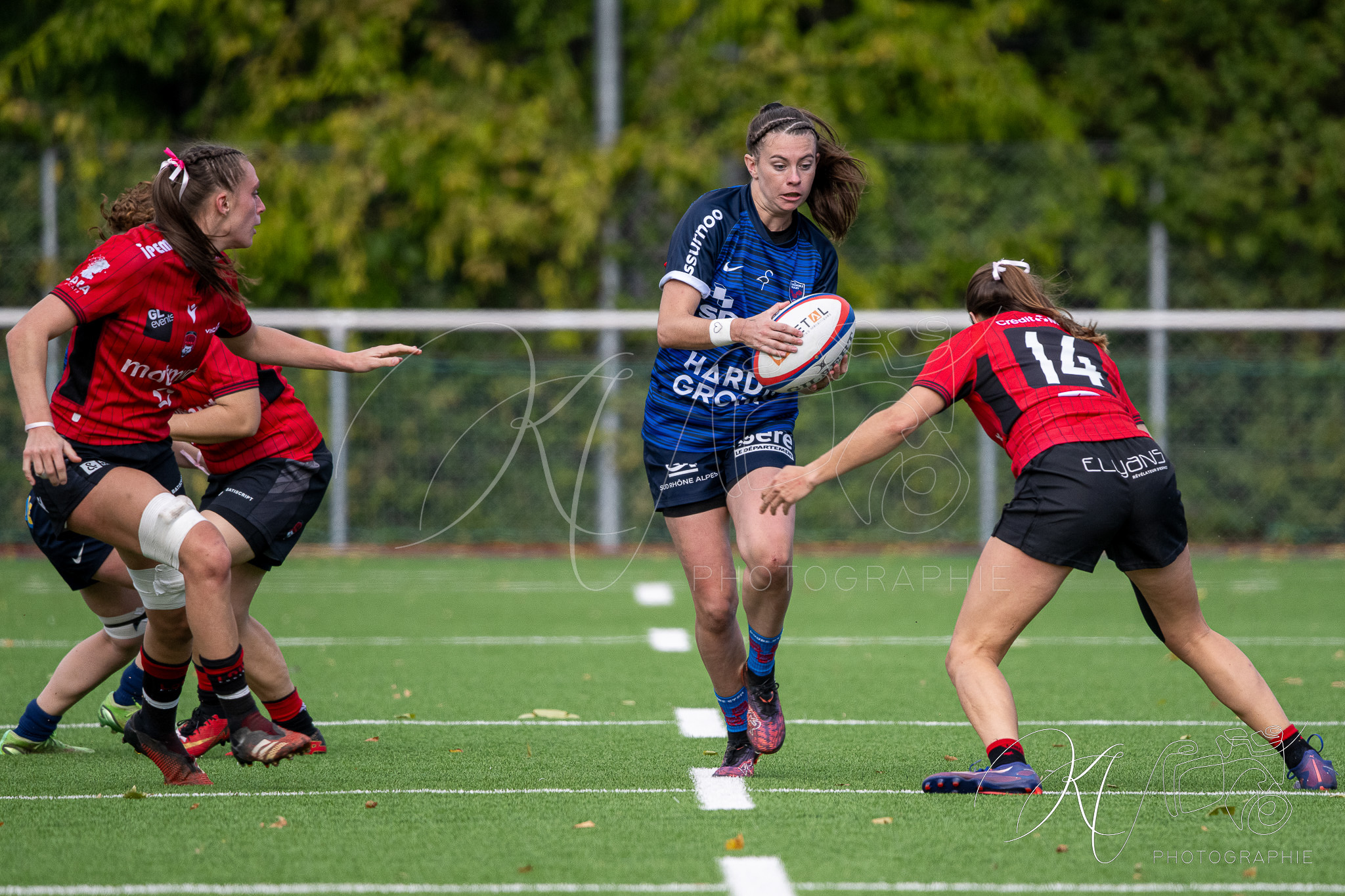  FC Grenoble Rugby - Lyon Olympique Universitaire - Rugby - FFR 2025 - Reserve Élite F - FC Grenoble vs Lyon Olympique Universitaire (#FFR25REFGL10) Photo by: Karine Valentin | Siuxy Sports 2025-10-05