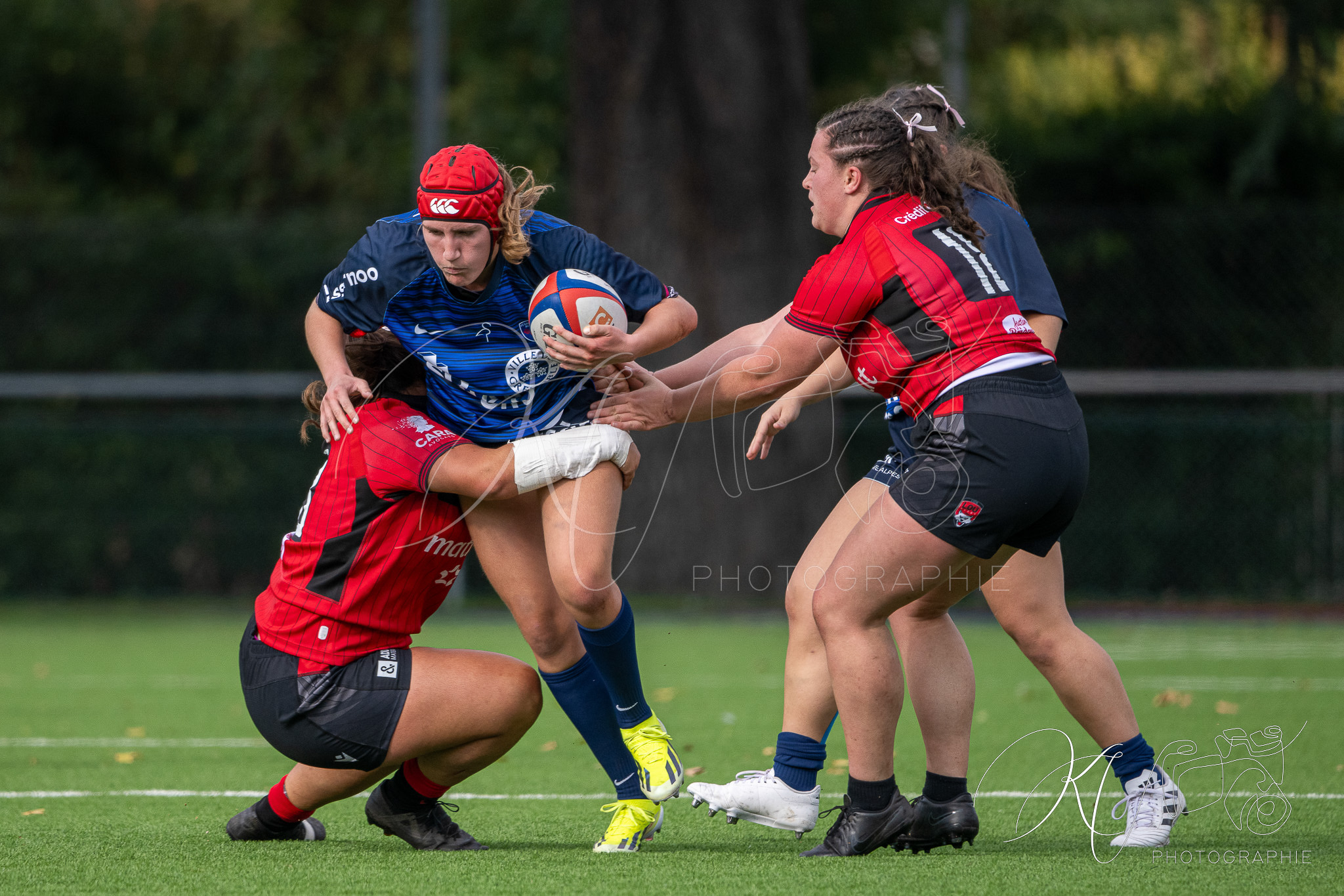  FC Grenoble Rugby - Lyon Olympique Universitaire - Rugby - FFR 2025 - Reserve Élite F - FC Grenoble vs Lyon Olympique Universitaire (#FFR25REFGL10) Photo by: Karine Valentin | Siuxy Sports 2025-10-05