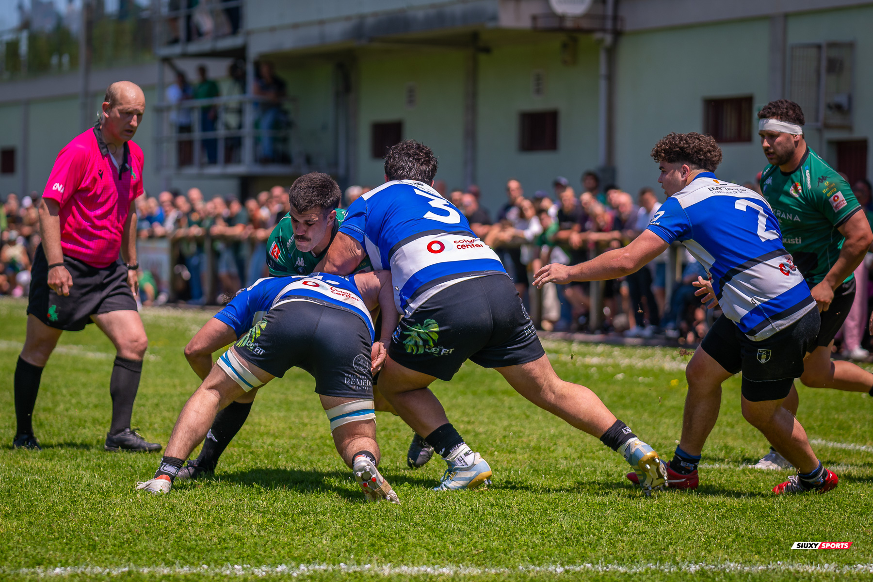 Gernika Rugby Taldea - Club de Rugby Sant Cugat - Rugby - FER 2025 - Sémi Final Ascenso - Gernika (24) vs (11) Sant Cugat (#FER25SFAGRTCRSC) Photo by: Fredy Monfoto | Siuxy Sports 2025-05-18