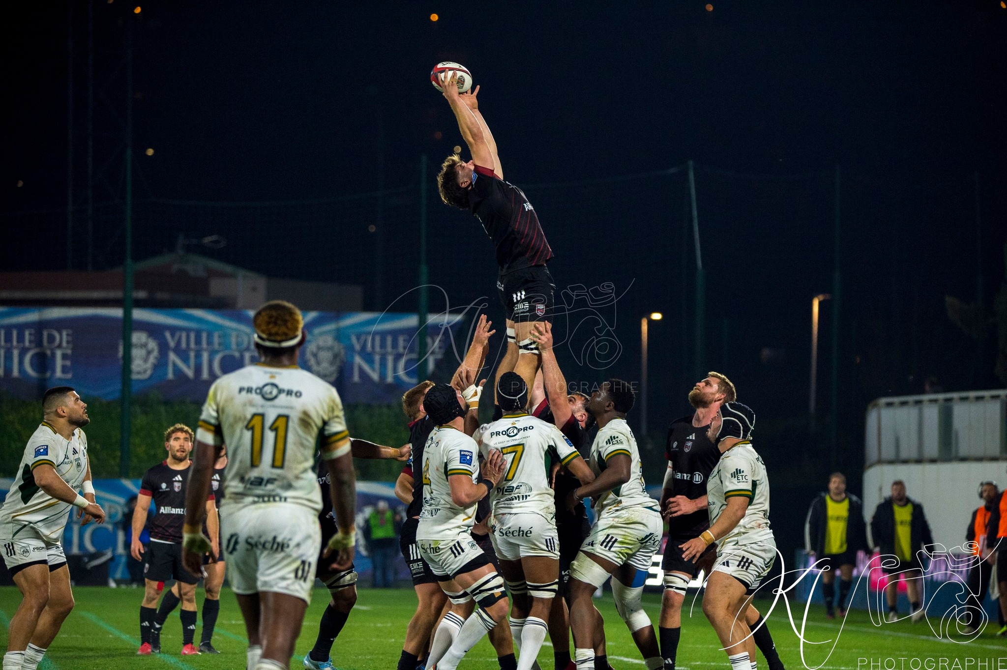  Stade niçois - US Montauban - Rugby - FFR 2025 - Pro D2 - Stade Niçois (7) vs (15) US Montauban (#PD225PD2SNUSM02) Photo by: Karine Valentin | Siuxy Sports 2025-02-21