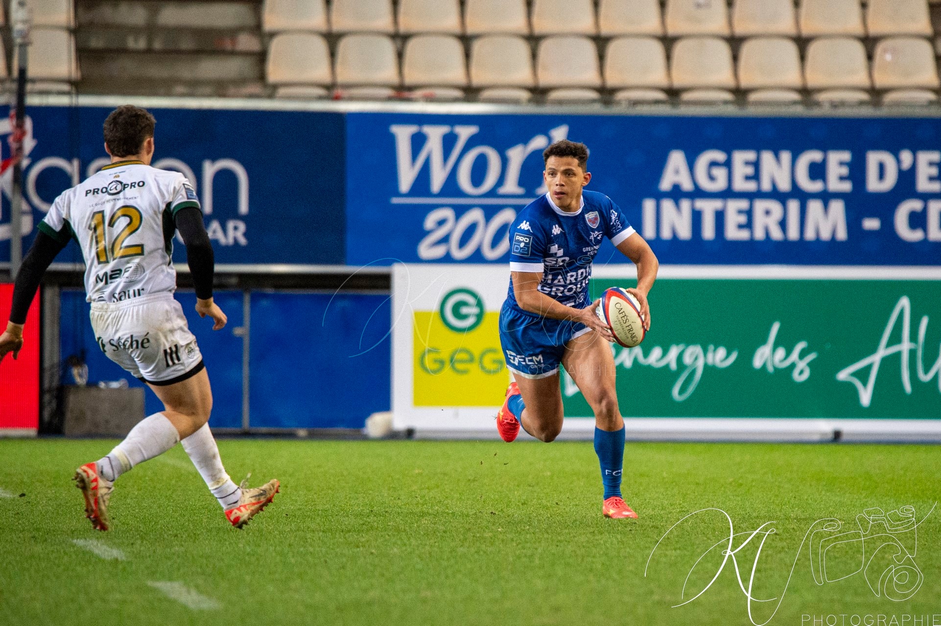 Gerswin MOUTON -  FC Grenoble Rugby - US Montauban - Rugby - FFR 2025 - Pro D2 - FC Grenoble Rugby (35) vs (15) US Montauban (#PD225PD2FCGUSB01) Photo by: Karine Valentin | Siuxy Sports 2025-01-09