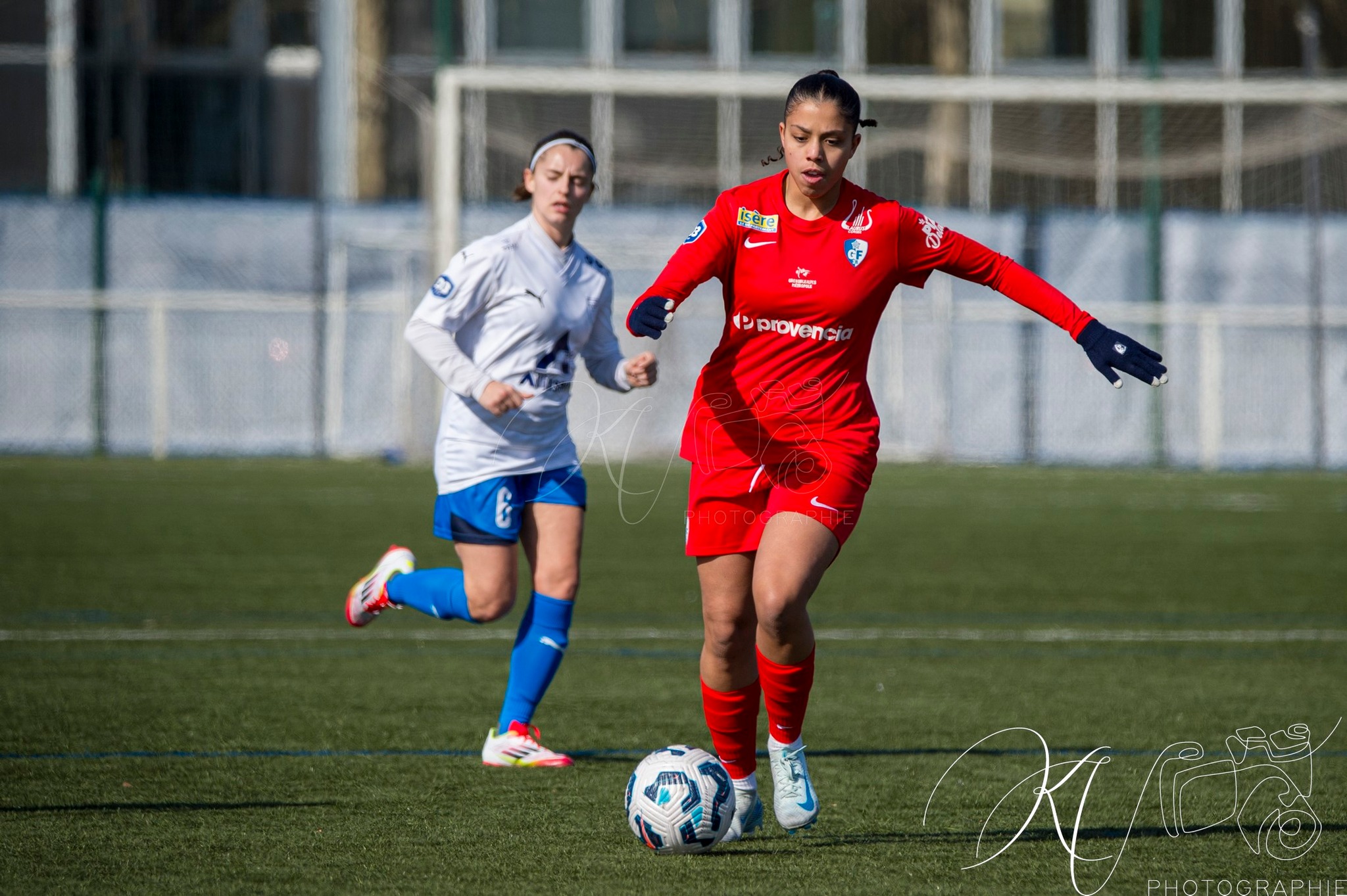 Grenoble Foot 38 - US Colomiers - Soccer - FFF 2025 - D3 FÉMININE - Grenoble Foot 38 (1) vs (1) US Colomiers (#FFF25D3FG38USC02) Photo by: Karine Valentin | Siuxy Sports 2025-02-16