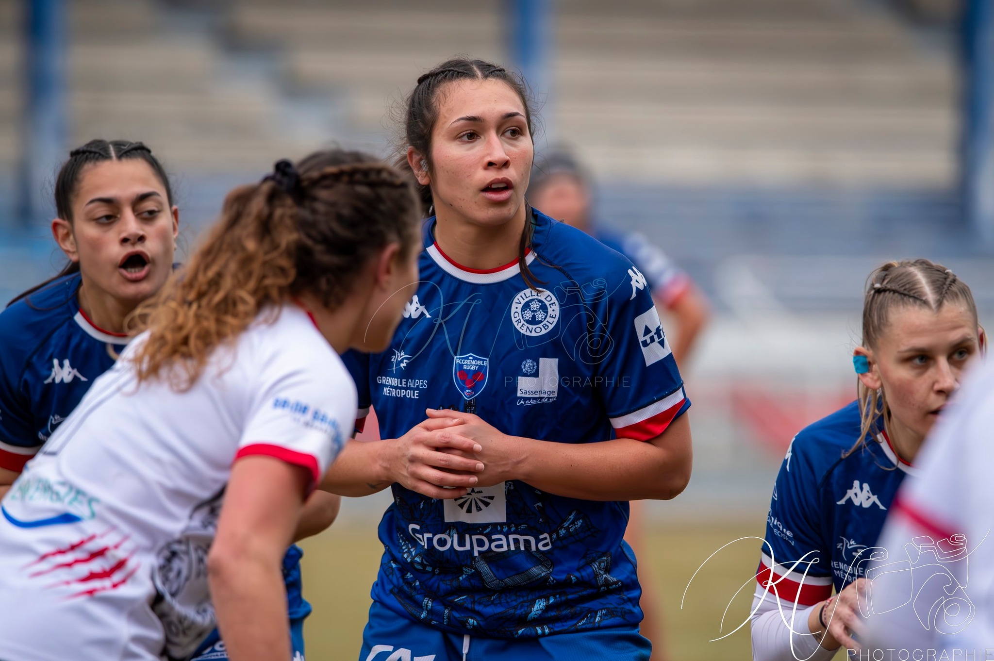  FC Grenoble Rugby - AC Bobigny 93 Rugby - Rugby - FFR 2025 - Élite 1 - Amazones (29) vs (14) Bobigny (#FFR25E1FCGBO01) Photo by: Karine Valentin | Siuxy Sports 2025-01-26