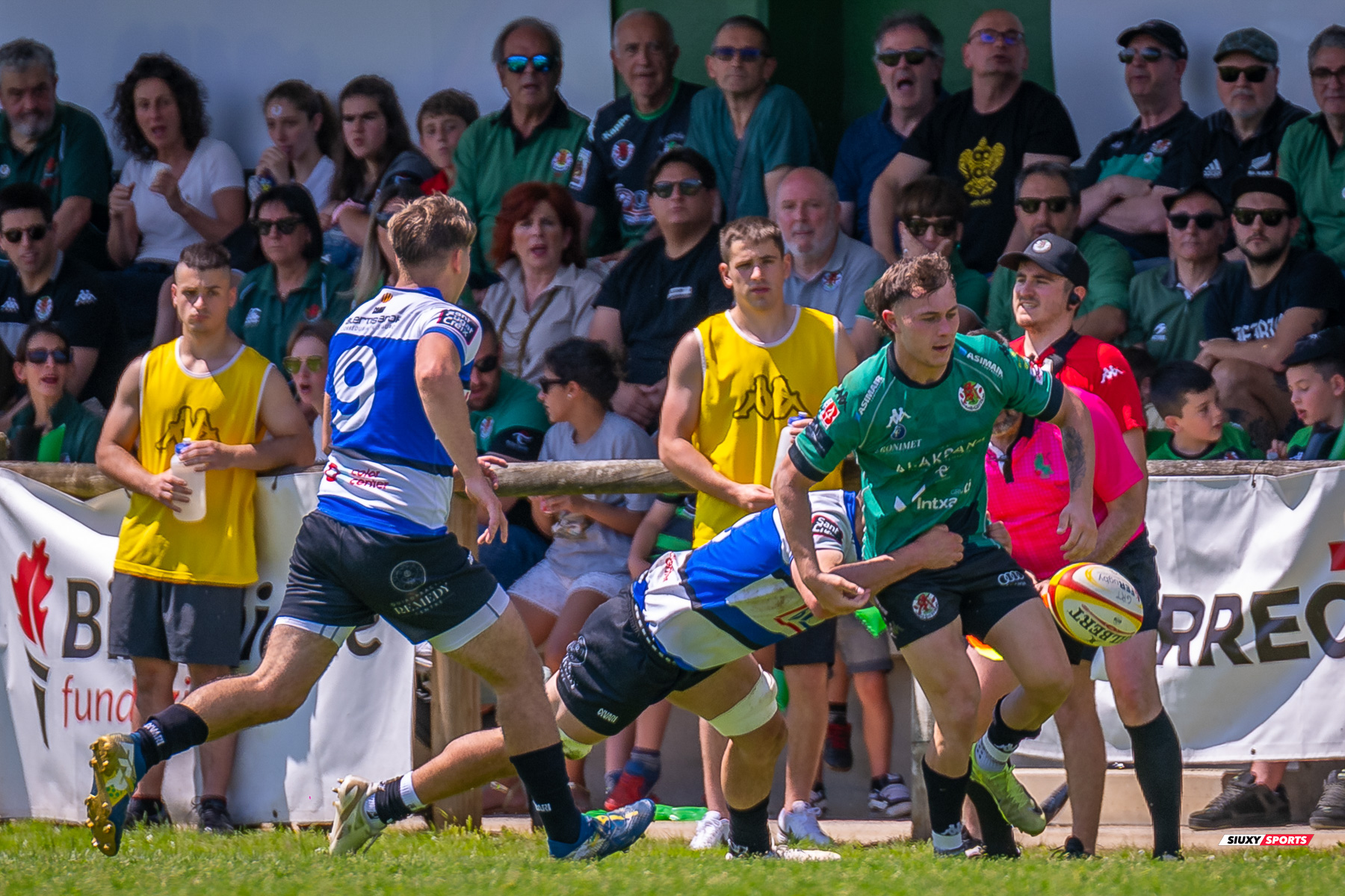  Gernika Rugby Taldea - Club de Rugby Sant Cugat - Rugby - FER 2025 - Sémi Final Ascenso - Gernika (24) vs (11) Sant Cugat (#FER25SFAGRTCRSC) Photo by: Fredy Monfoto | Siuxy Sports 2025-05-18