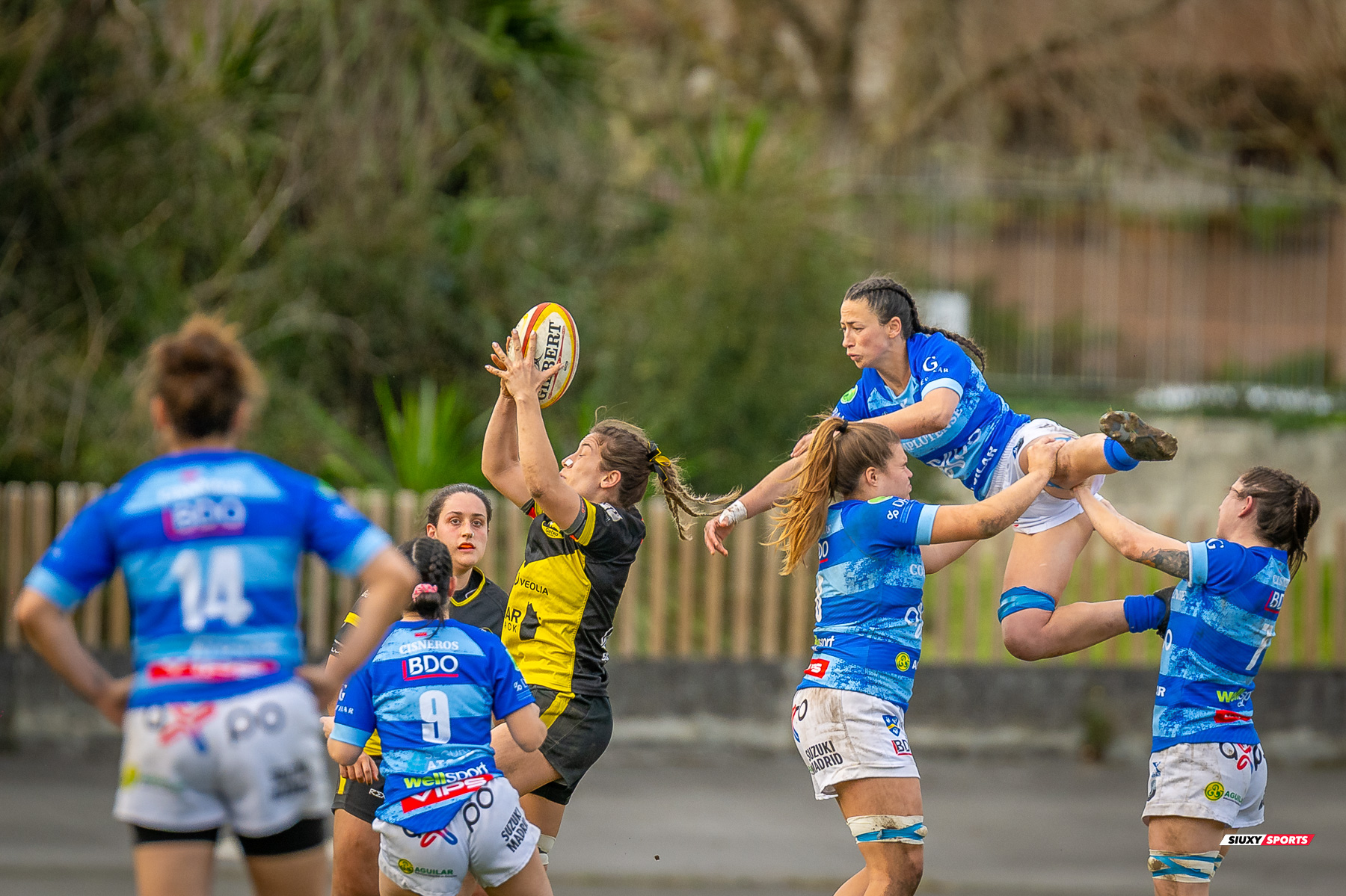  Getxo Artea Rugby Taldea - Club de Rugby Cisneros - Rugby - FER 2025 - LIGA IBERDROLA - GETXO NESKAK (39) vs (10) Cisneros (#FER25LIGNCI02) Photo by: Fredy Monfoto | Siuxy Sports 2025-02-15