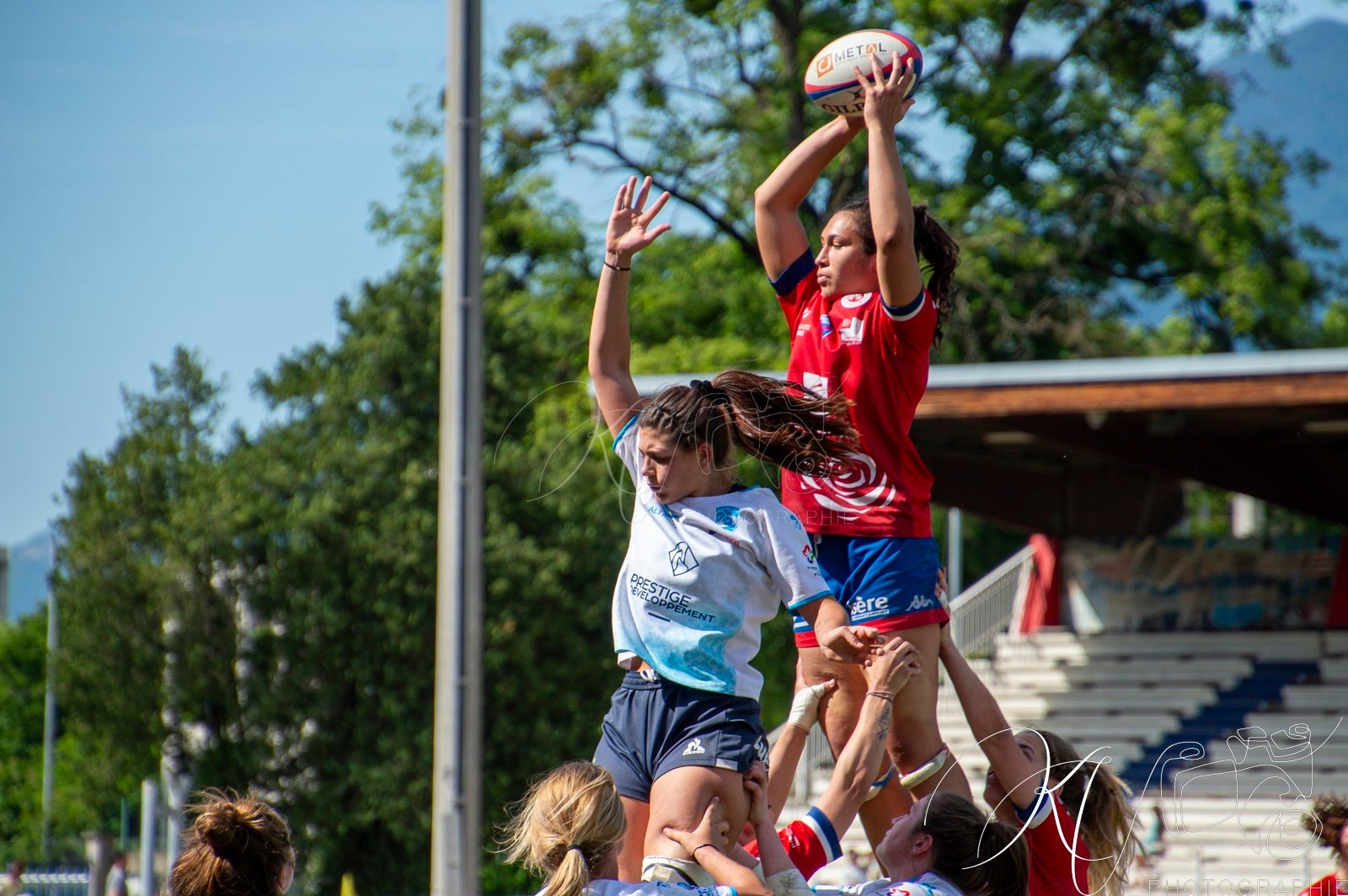  FC Grenoble Rugby - Montpellier Hérault Rugby - Rugby - FFR 2025 - Élite 1 - FC Grenoble (38) vs (17) Montpellier (#FFR25E1FCGMO5) Photo by: Karine Valentin | Siuxy Sports 2025-05-18