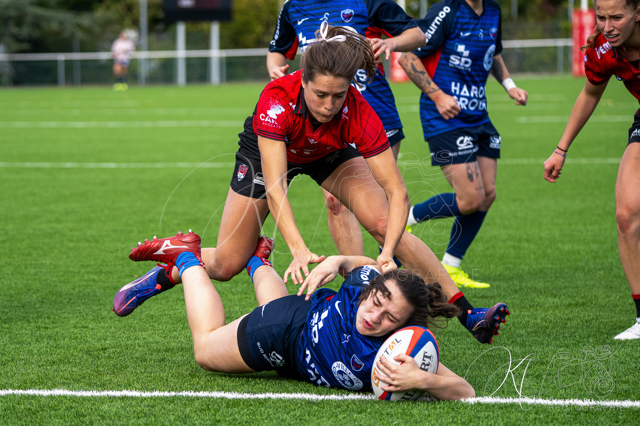  FC Grenoble Rugby - Lyon Olympique Universitaire - Rugby - FFR 2025 - Reserve Élite F - FC Grenoble vs Lyon Olympique Universitaire (#FFR25REFGL10) Photo by: Karine Valentin | Siuxy Sports 2025-10-05