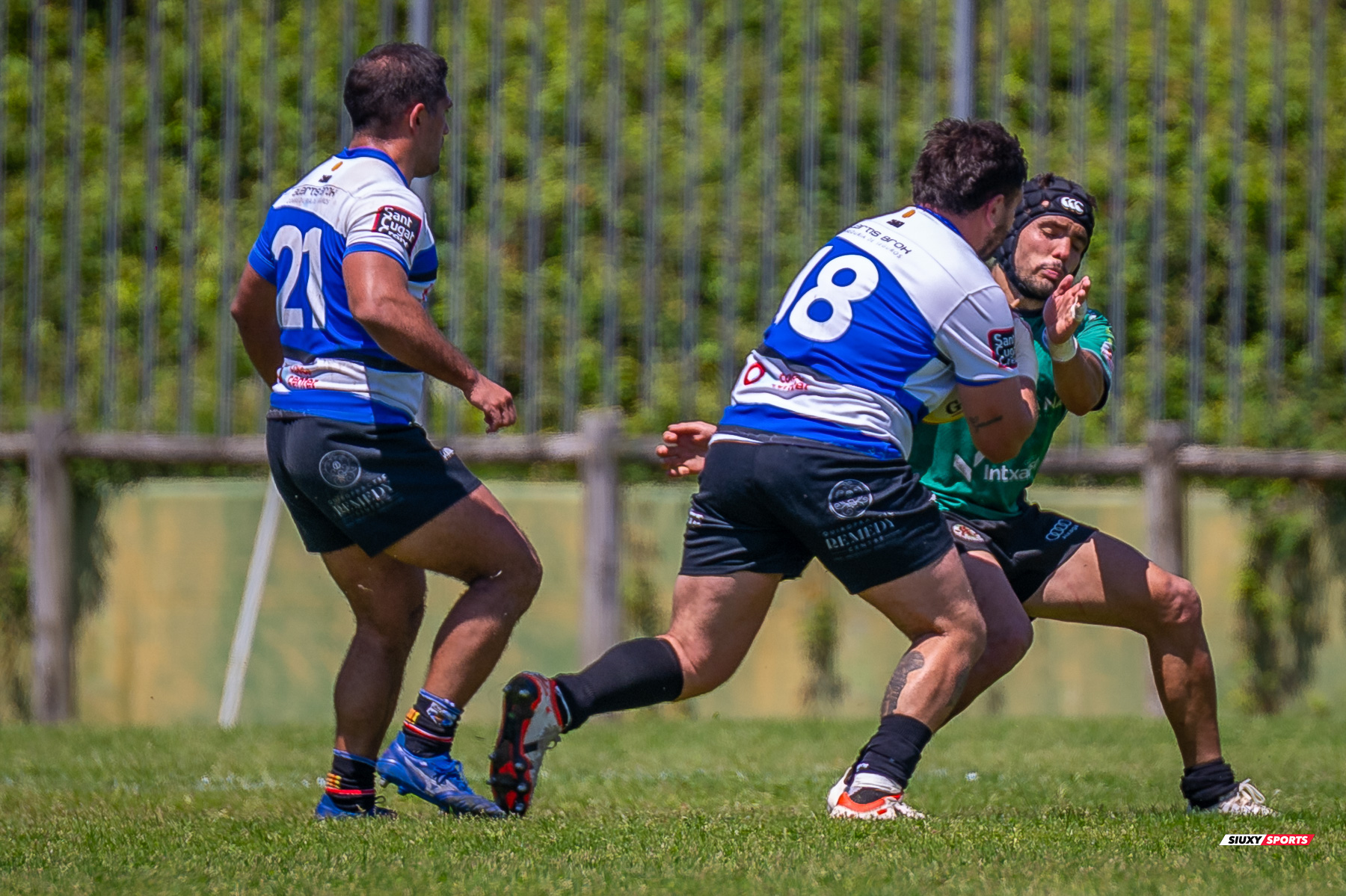  Gernika Rugby Taldea - Club de Rugby Sant Cugat - Rugby - FER 2025 - Sémi Final Ascenso - Gernika (24) vs (11) Sant Cugat (#FER25SFAGRTCRSC) Photo by: Fredy Monfoto | Siuxy Sports 2025-05-18