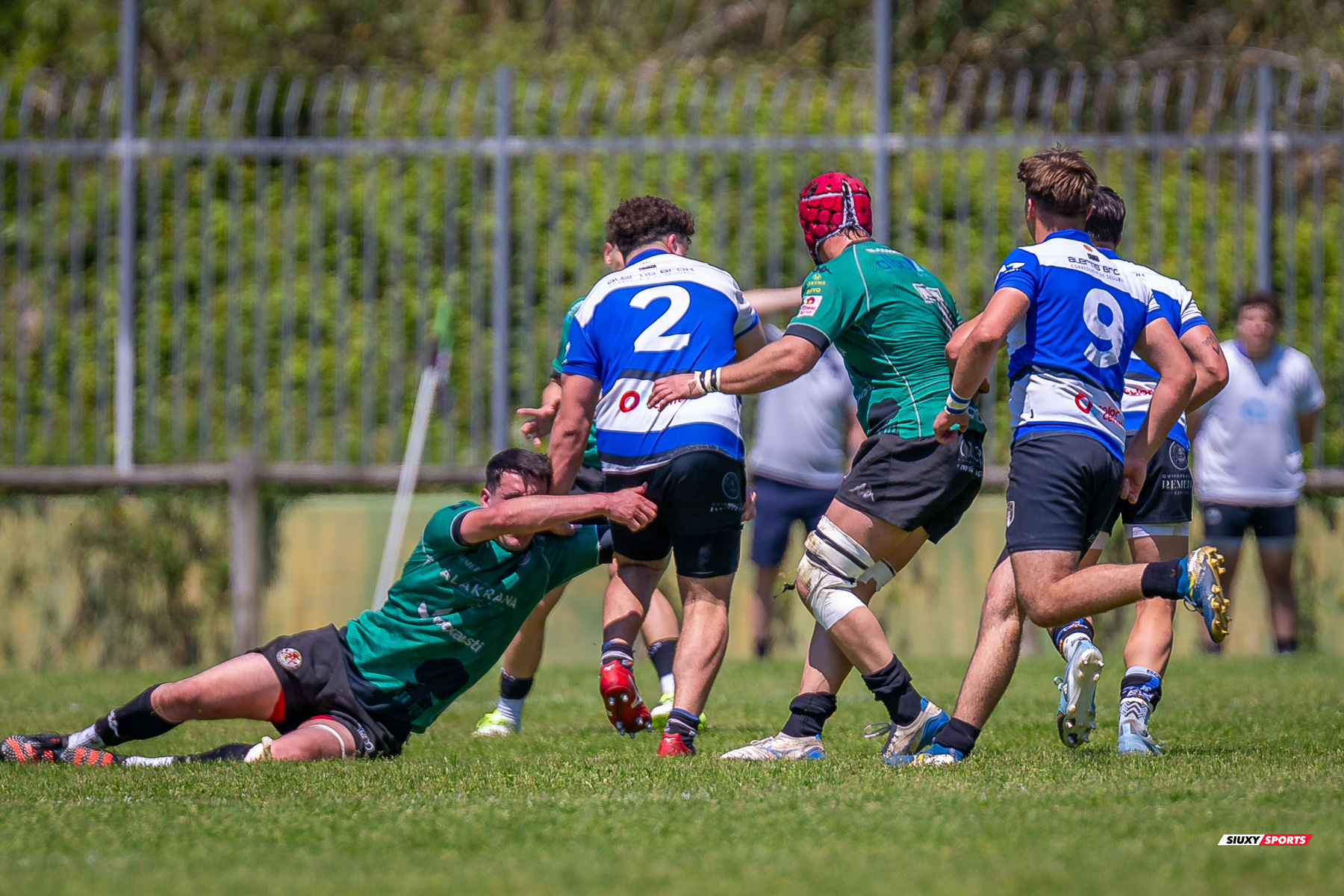  Gernika Rugby Taldea - Club de Rugby Sant Cugat - Rugby - FER 2025 - Sémi Final Ascenso - Gernika (24) vs (11) Sant Cugat (#FER25SFAGRTCRSC) Photo by: Fredy Monfoto | Siuxy Sports 2025-05-18