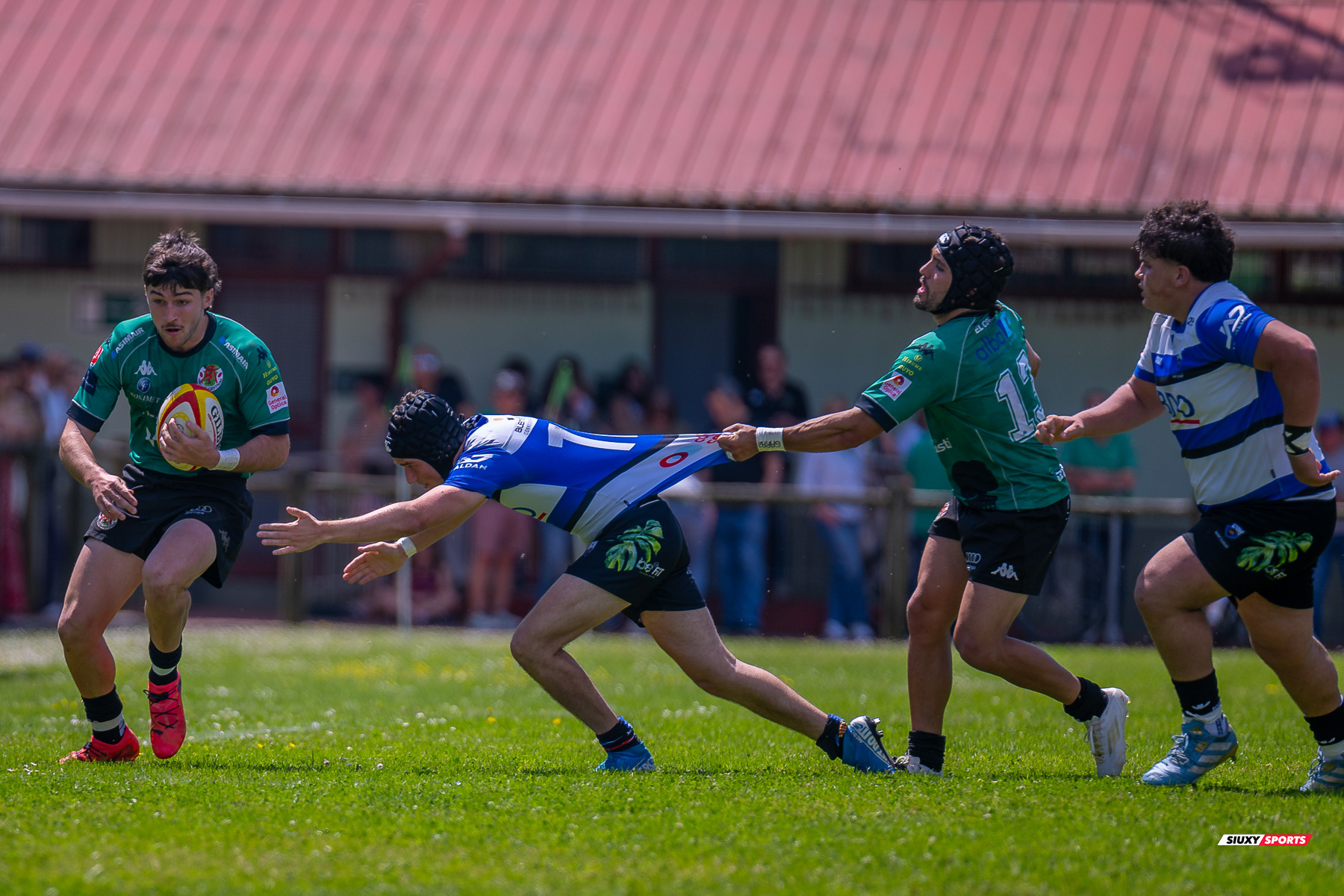  Gernika Rugby Taldea - Club de Rugby Sant Cugat - Rugby - FER 2025 - Sémi Final Ascenso - Gernika (24) vs (11) Sant Cugat (#FER25SFAGRTCRSC) Photo by: Fredy Monfoto | Siuxy Sports 2025-05-18