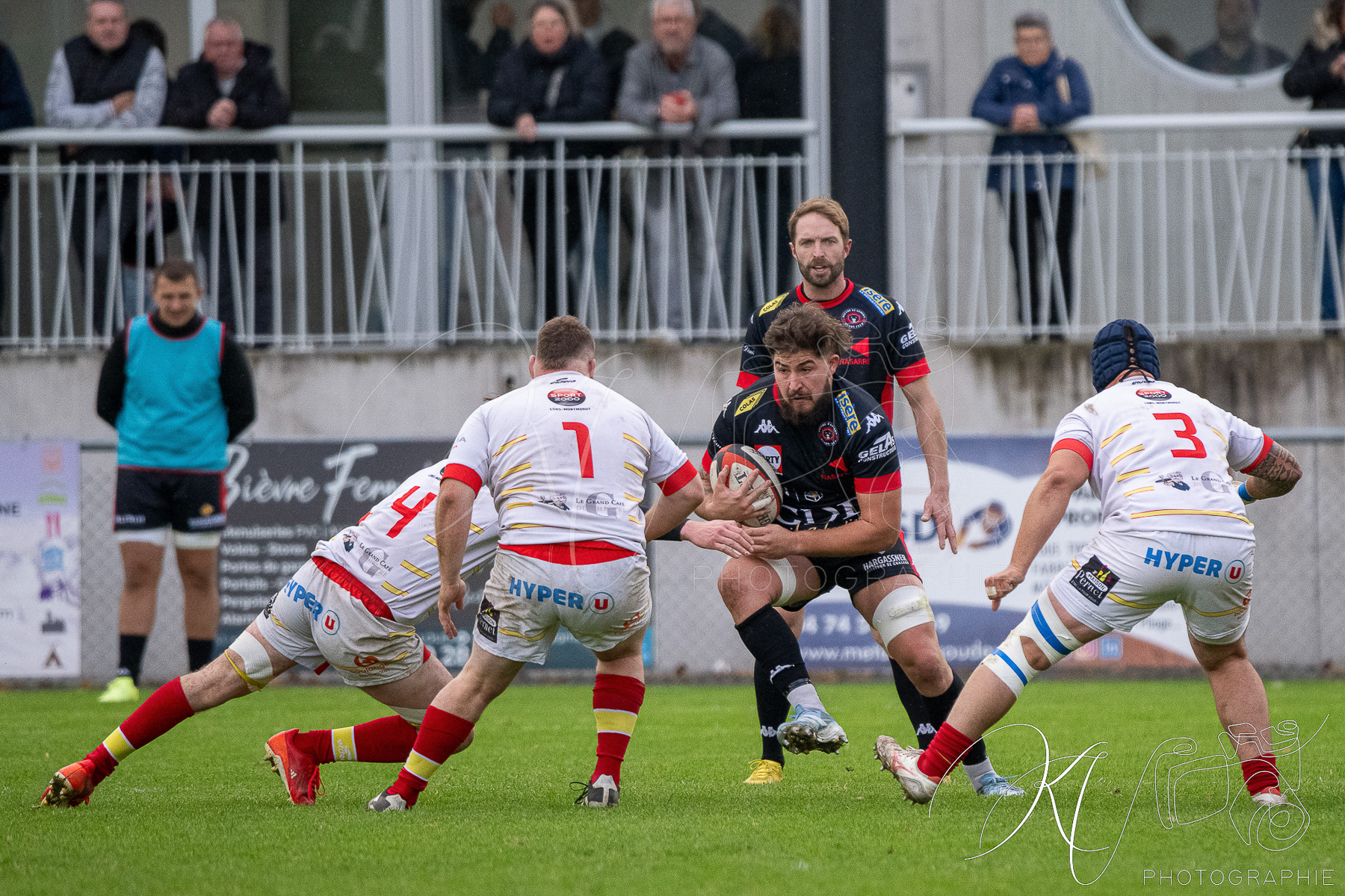  Bièvre Saint-Geoirs RC - Cercle Sportif Lédonien - Rugby - FFR 2025 - Équipe 1 - Bièvre St-Georges vs Cercle Sportif Lédonien (#FFR25RBGCDL11) Photo by: Karine Valentin | Siuxy Sports 2025-10-25