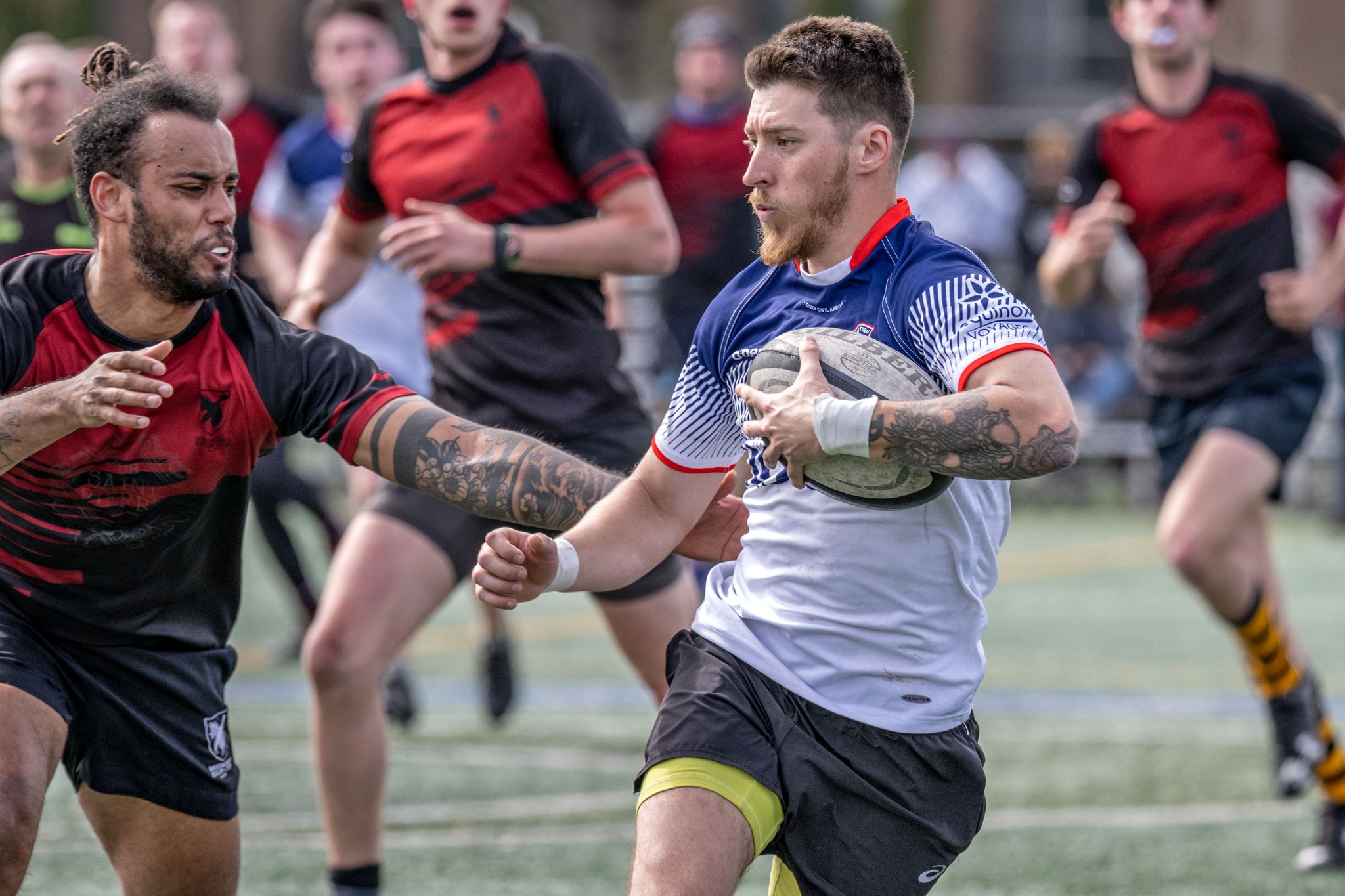  Rugby Club de Montréal - Westmount Rugby Club - Rugby - RQ 2024 - LPR2 - RCMXV vs Westmount 2 (#RQ24LP22RCMXW) Photo by: Rejean Poudrette | Siuxy Sports 2024-04-27