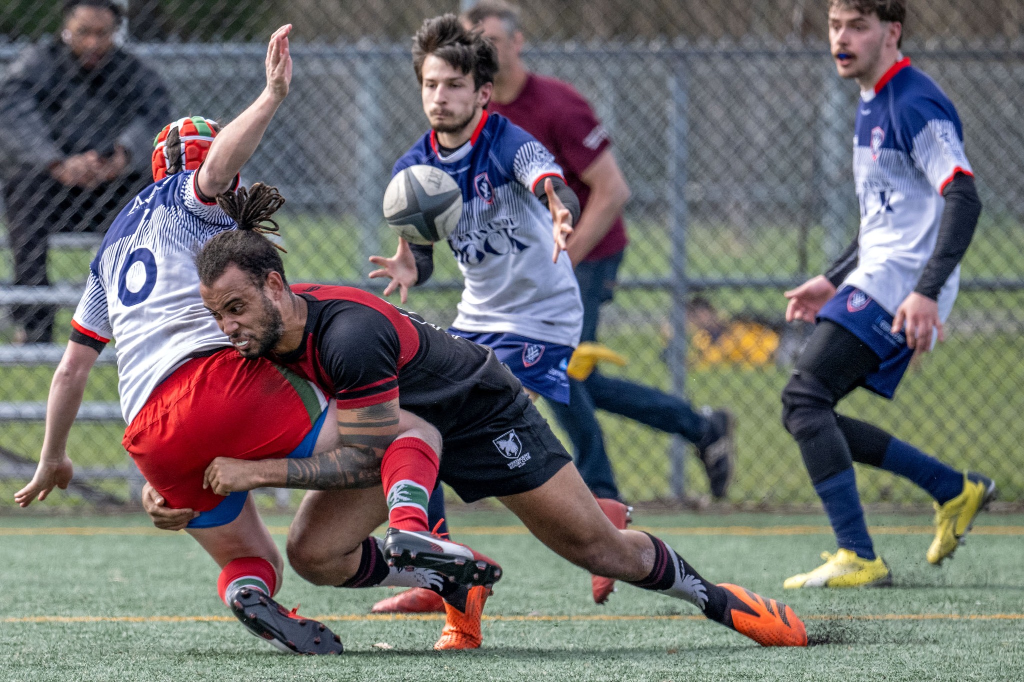  Rugby Club de Montréal - Westmount Rugby Club - Rugby - RQ 2024 - LPR2 - RCMXV vs Westmount 2 (#RQ24LP22RCMXW) Photo by: Rejean Poudrette | Siuxy Sports 2024-04-27