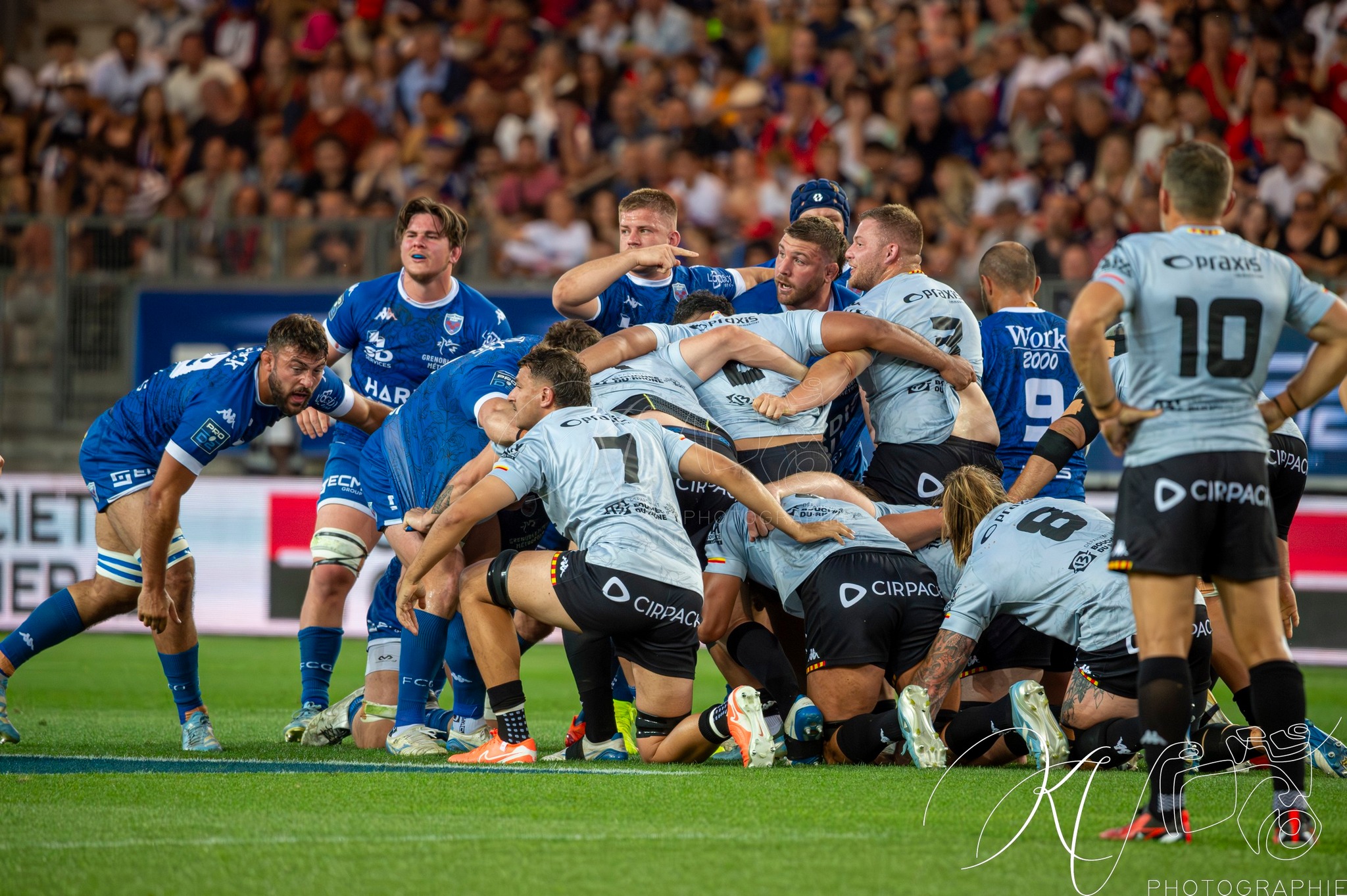  FC Grenoble Rugby - Provence - Rugby - FFR 2025 - PRO D2 -  1/2 Finale - Grenoble (38) vs (17) Provence (#PD225PD2GRPR5) Photo by: Karine Valentin | Siuxy Sports 2025-05-29
