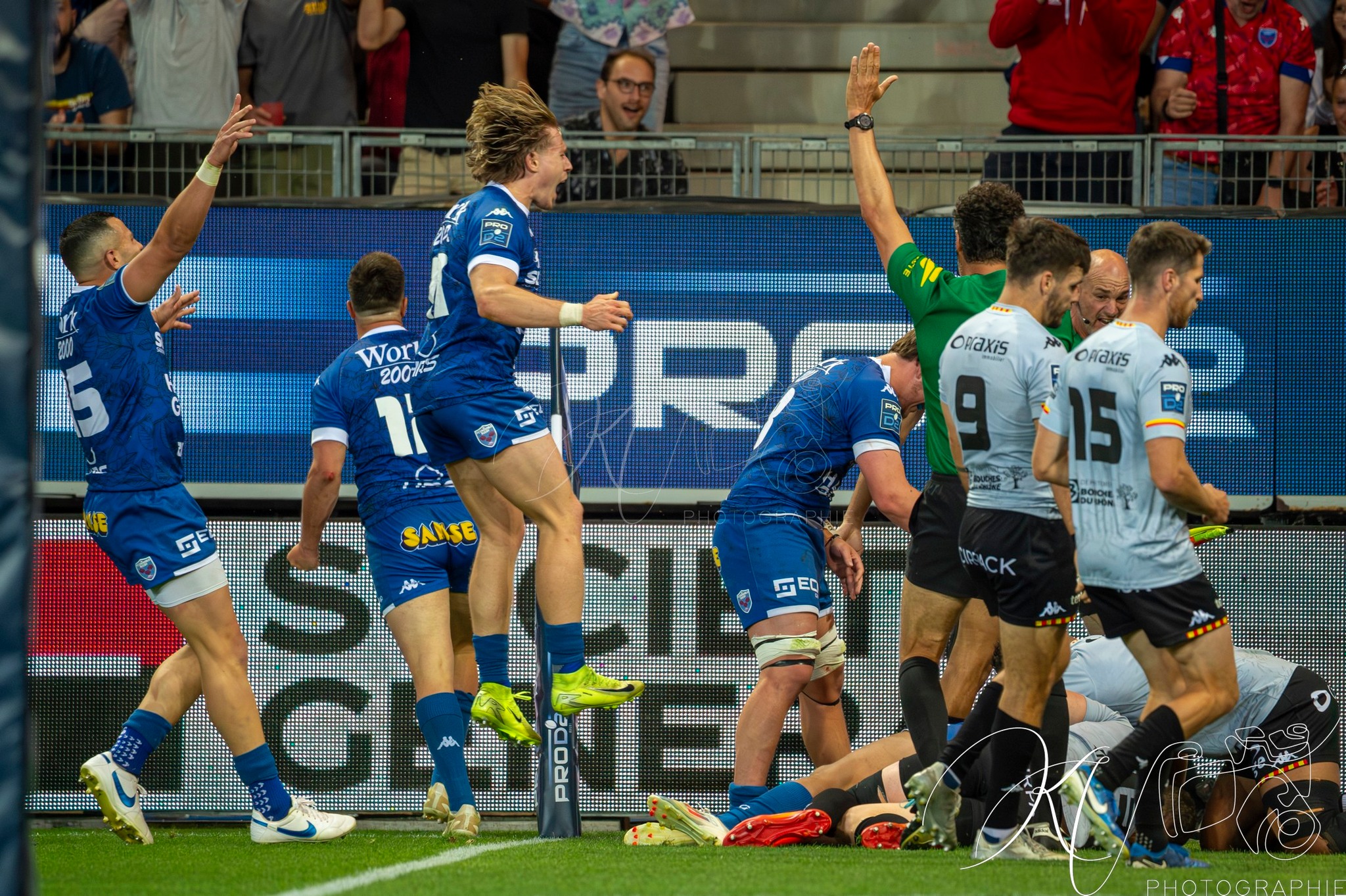  FC Grenoble Rugby - Provence - Rugby - FFR 2025 - PRO D2 -  1/2 Finale - Grenoble (38) vs (17) Provence (#PD225PD2GRPR5) Photo by: Karine Valentin | Siuxy Sports 2025-05-29