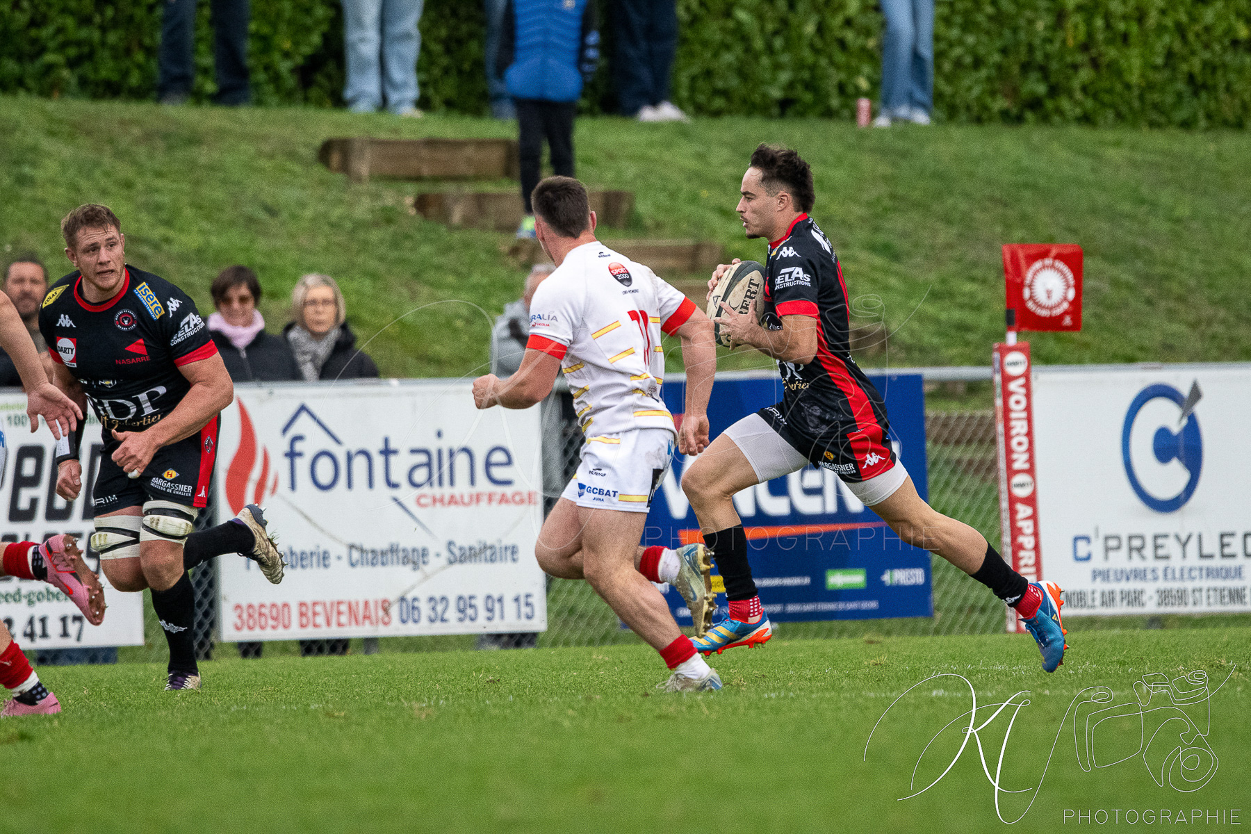  Bièvre Saint-Geoirs RC - Cercle Sportif Lédonien - Rugby - FFR 2025 - Équipe 1 - Bièvre St-Georges vs Cercle Sportif Lédonien (#FFR25RBGCDL11) Photo by: Karine Valentin | Siuxy Sports 2025-10-25