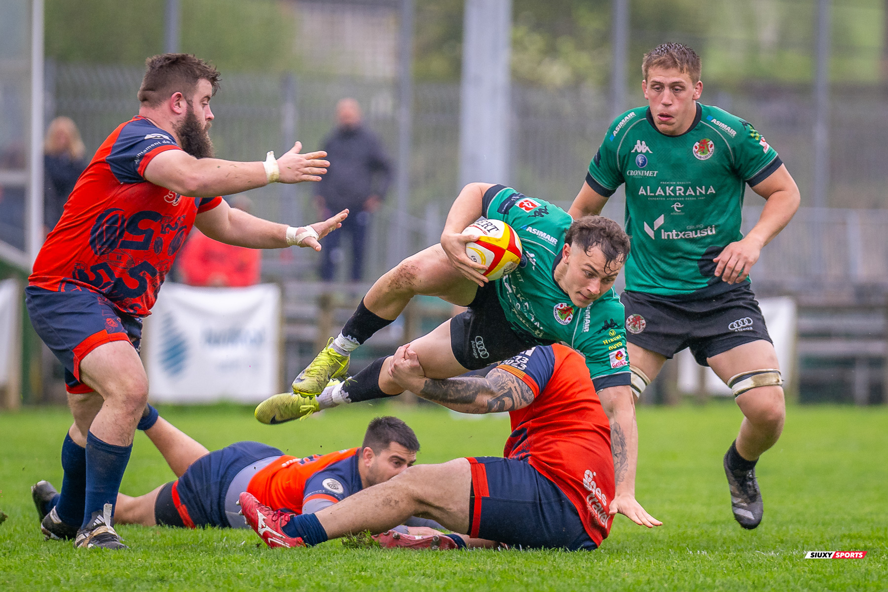  Gernika Rugby Taldea - Rugby Club L'Hospitalet - Rugby - FER 2025 - DHB - Gernika RT (52) vs (7) RC L'Hospitalet (#FER25DHBGERHOS04) Photo by: Fredy Monfoto | Siuxy Sports 2025-04-13