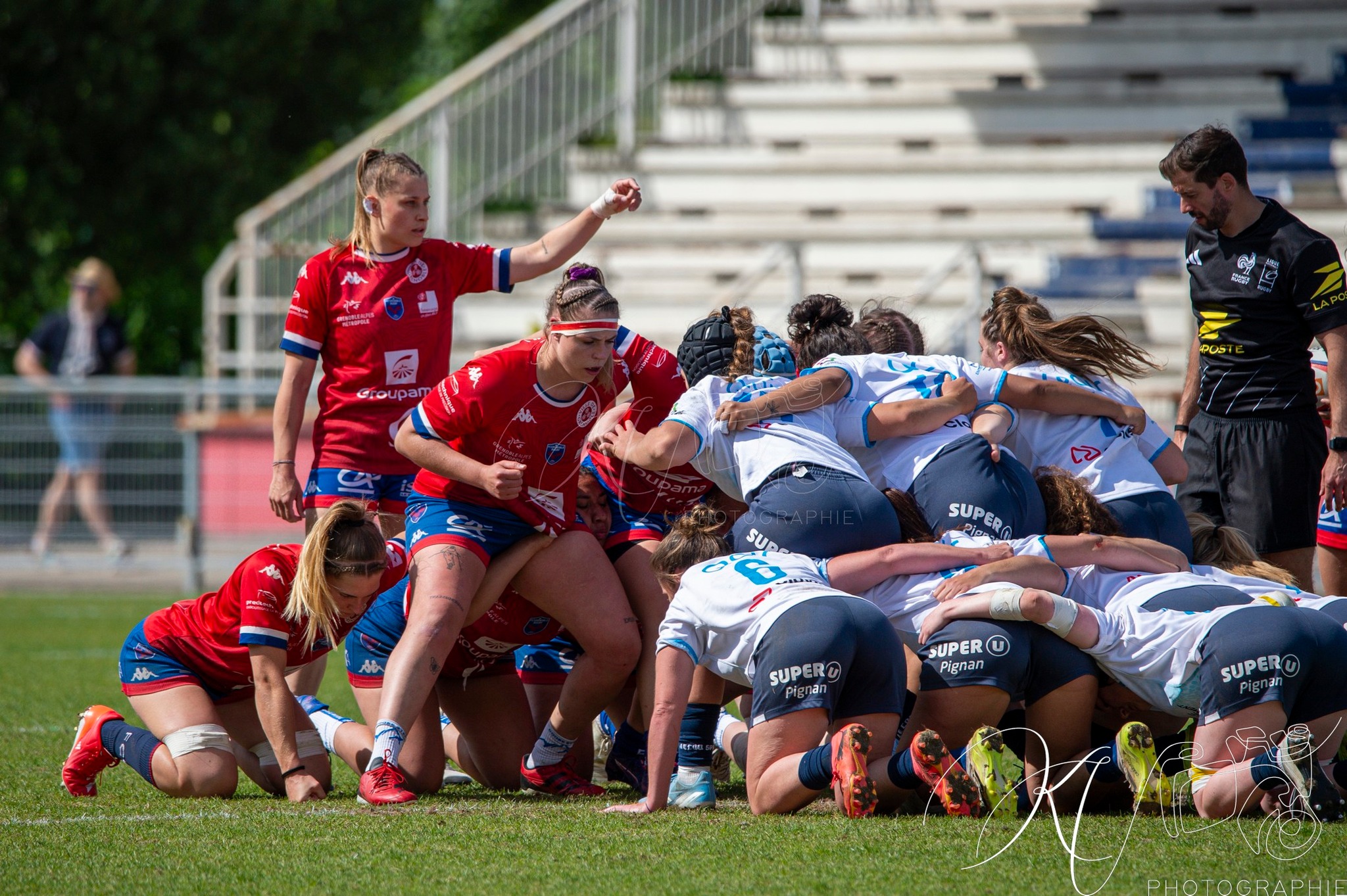  FC Grenoble Rugby - Montpellier Hérault Rugby - Rugby - FFR 2025 - Élite 1 - FC Grenoble (38) vs (17) Montpellier (#FFR25E1FCGMO5) Photo by: Karine Valentin | Siuxy Sports 2025-05-18