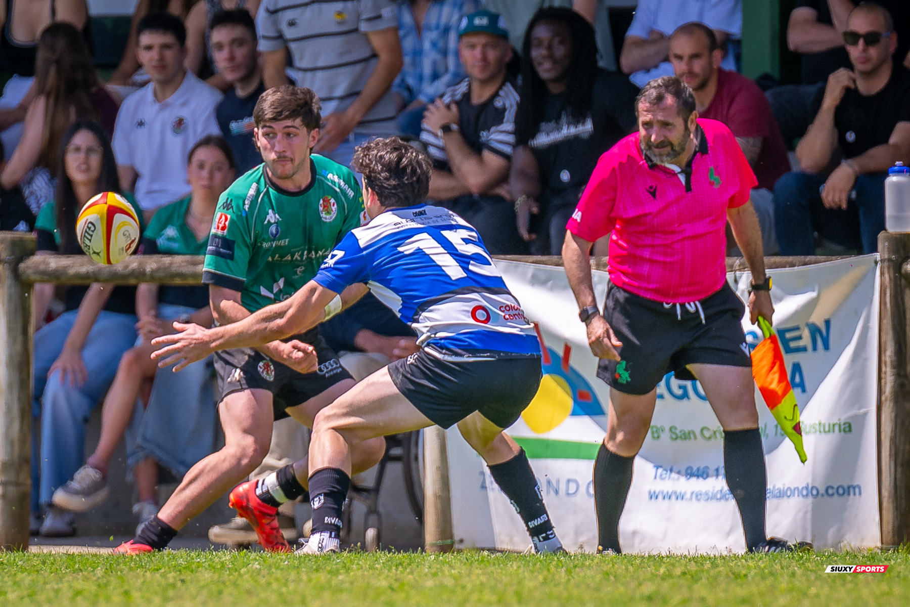  Gernika Rugby Taldea - Club de Rugby Sant Cugat - Rugby - FER 2025 - Sémi Final Ascenso - Gernika (24) vs (11) Sant Cugat (#FER25SFAGRTCRSC) Photo by: Fredy Monfoto | Siuxy Sports 2025-05-18