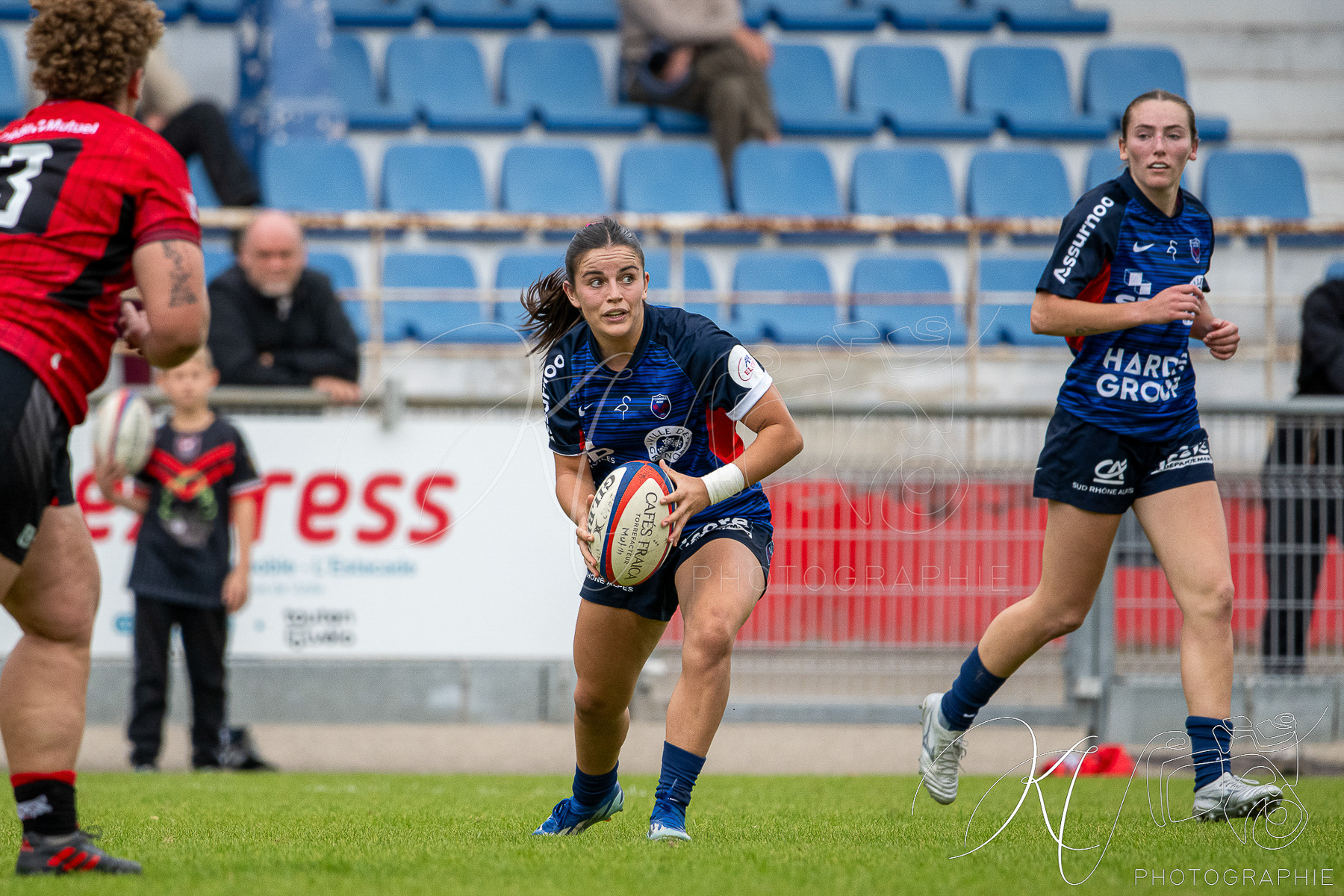  FC Grenoble Rugby - Lyon Olympique Universitaire - Rugby - FFR 2025 - Elite 1 F - Amazones FCG vs Lyon Olympique Universitaire (#FFR25E1FALOU1) Photo by: Karine Valentin | Siuxy Sports 2025-10-18