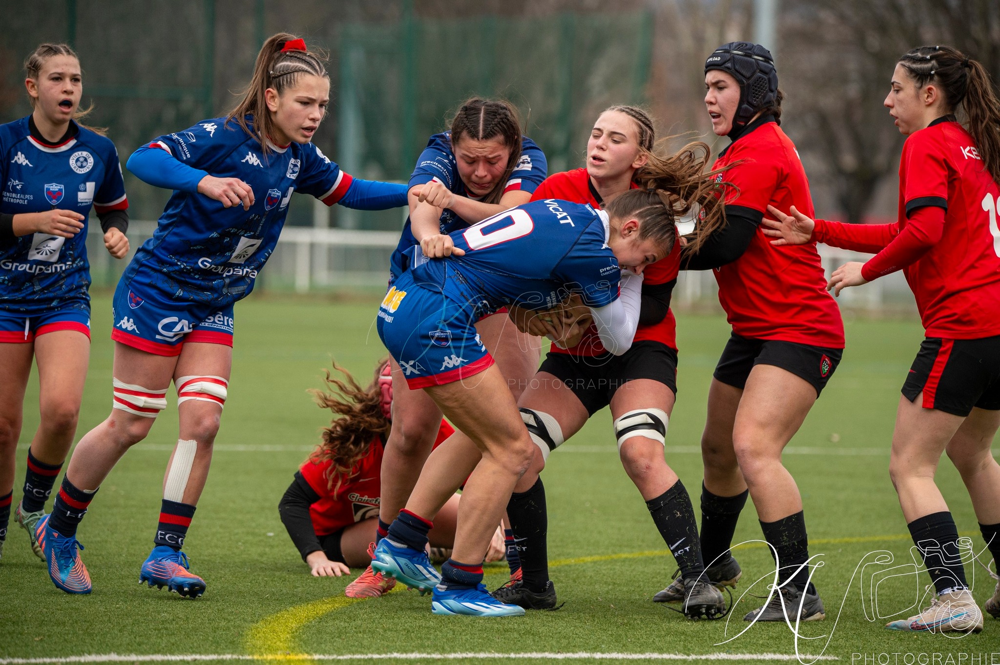  FC Grenoble Rugby - RC Toulonnais - Rugby - FFR 2025 - U-18 Fém - Grenoble vs Toulon (#FFR25U18FGRETOU02) Photo by: Karine Valentin | Siuxy Sports 2025-02-09