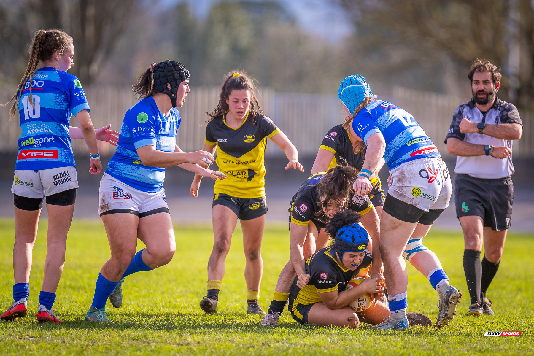  Getxo Artea Rugby Taldea - Club de Rugby Cisneros - Rugby - FER 2025 - LIGA IBERDROLA - GETXO NESKAK (39) vs (10) Cisneros (#FER25LIGNCI02) Photo by: Fredy Monfoto | Siuxy Sports 2025-02-15