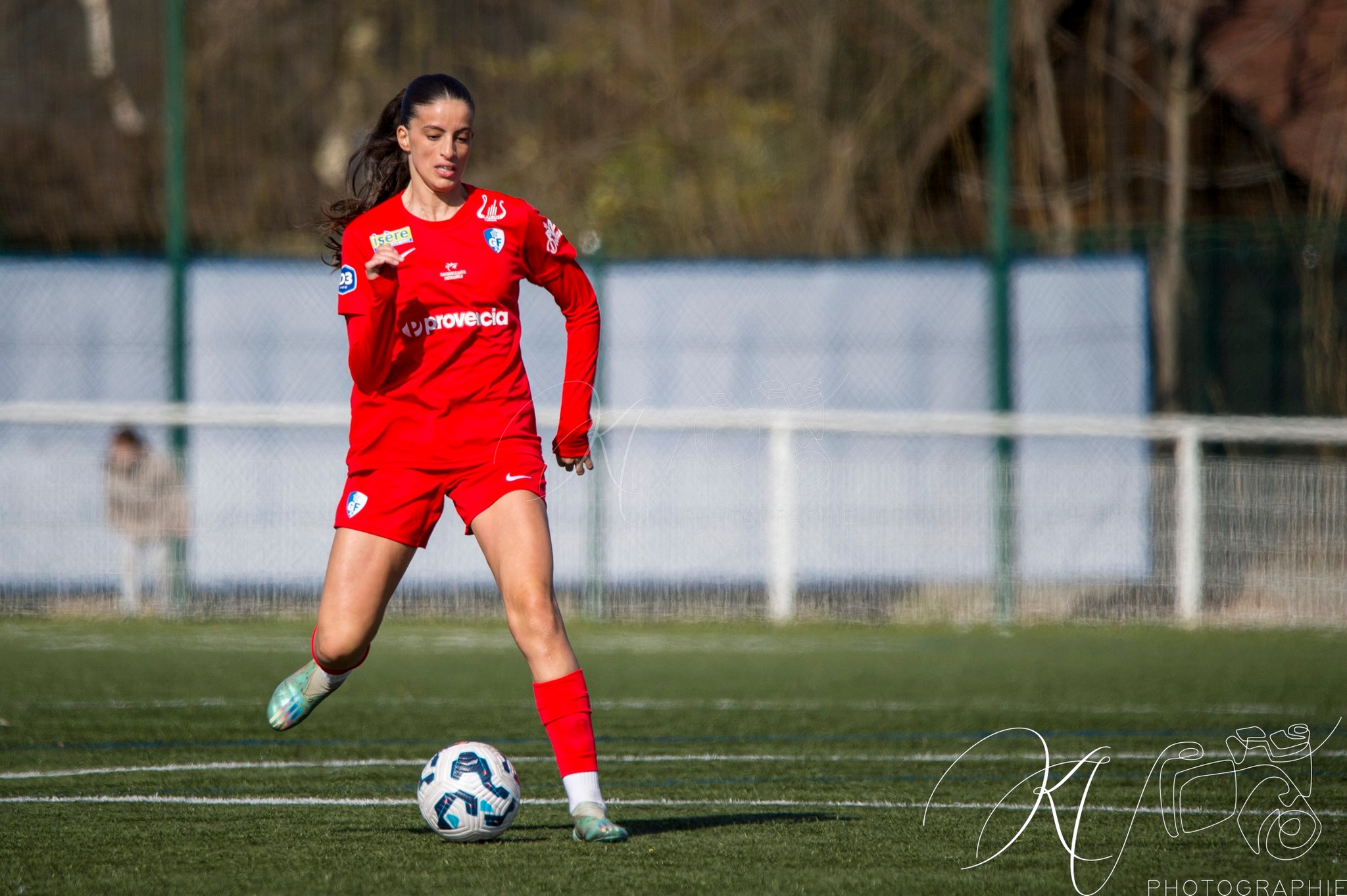  Grenoble Foot 38 - US Colomiers - Soccer - FFF 2025 - D3 FÉMININE - Grenoble Foot 38 (1) vs (1) US Colomiers (#FFF25D3FG38USC02) Photo by: Karine Valentin | Siuxy Sports 2025-02-16