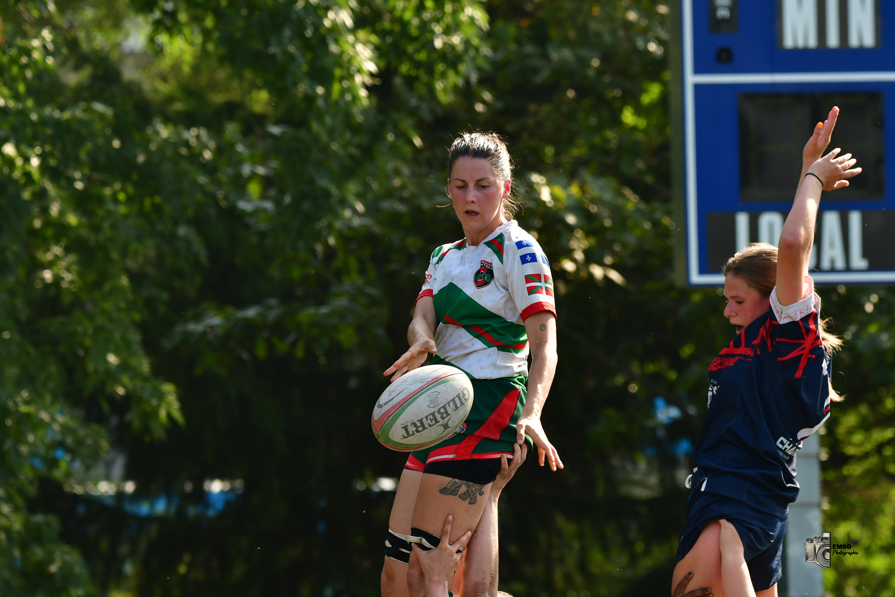  Rugby Club de Montréal - Braves de Trois-Rivières - Rugby - RQ 2025 - LPR2 F - Demi Finale - RCM (48) vs (14) Braves de Trois-Rivières (#RQ25LP2FRCMB8) Photo by: emso photo | Siuxy Sports 2025-08-09