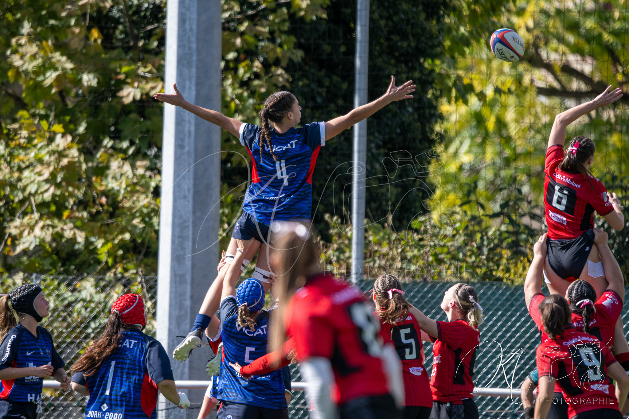  FC Grenoble Rugby - Lyon Olympique Universitaire - Rugby - FFR 2025 - Reserve Élite F - FC Grenoble vs Lyon Olympique Universitaire (#FFR25REFGL10) Photo by: Karine Valentin | Siuxy Sports 2025-10-05