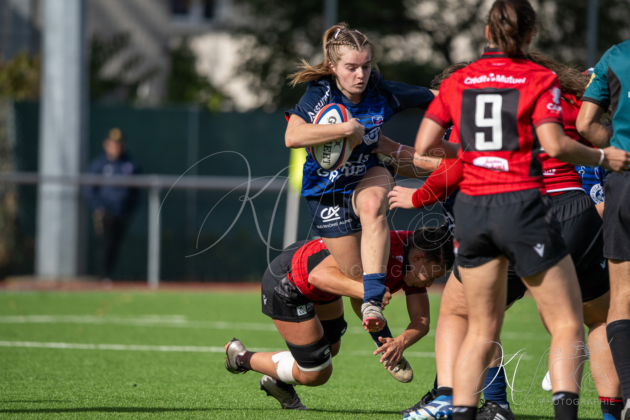  FC Grenoble Rugby - Lyon Olympique Universitaire - Rugby - FFR 2025 - Reserve Élite F - FC Grenoble vs Lyon Olympique Universitaire (#FFR25REFGL10) Photo by: Karine Valentin | Siuxy Sports 2025-10-05