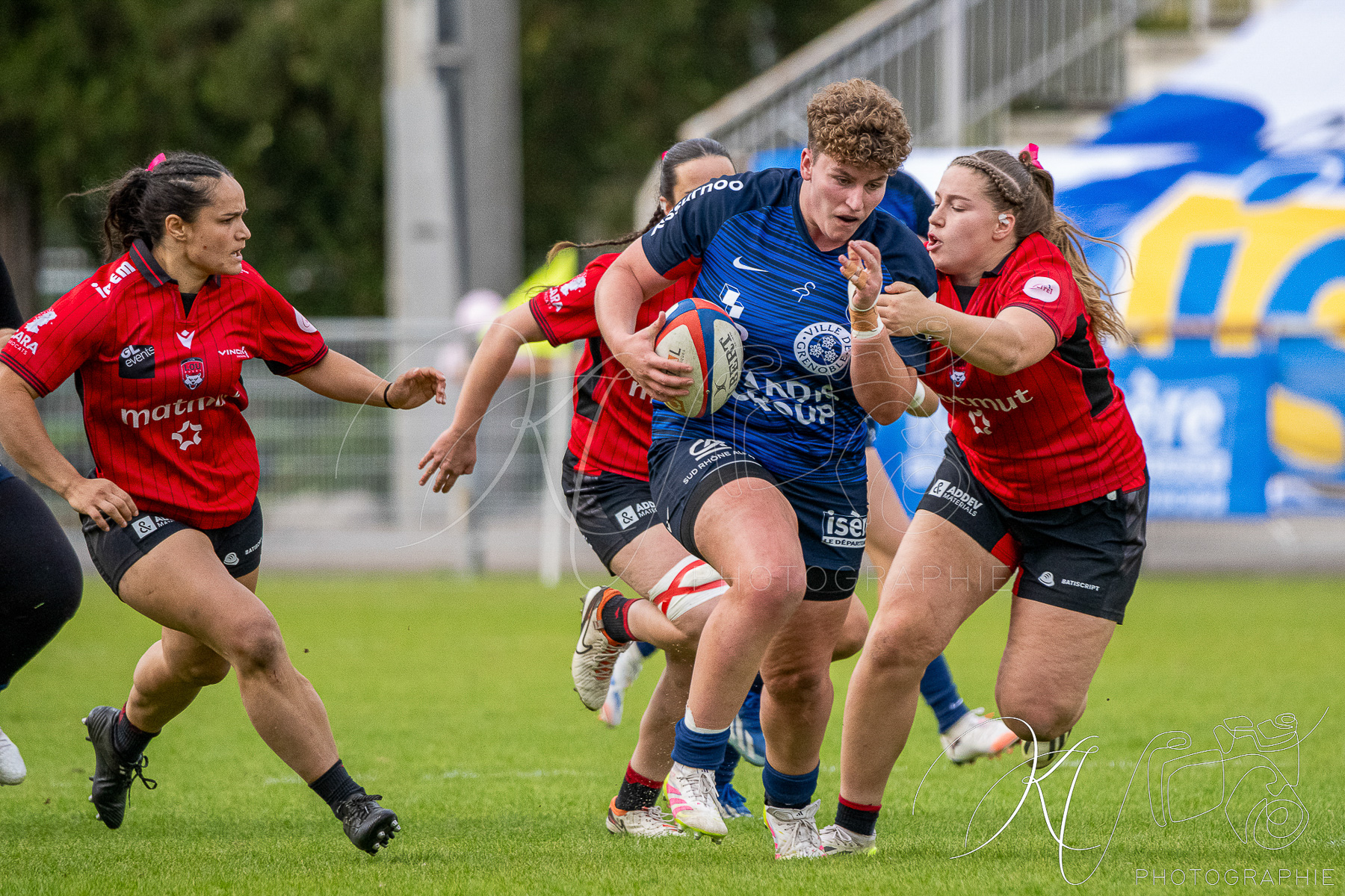  FC Grenoble Rugby - Lyon Olympique Universitaire - Rugby - FFR 2025 - Elite 1 F - Amazones FCG vs Lyon Olympique Universitaire (#FFR25E1FALOU1) Photo by: Karine Valentin | Siuxy Sports 2025-10-18