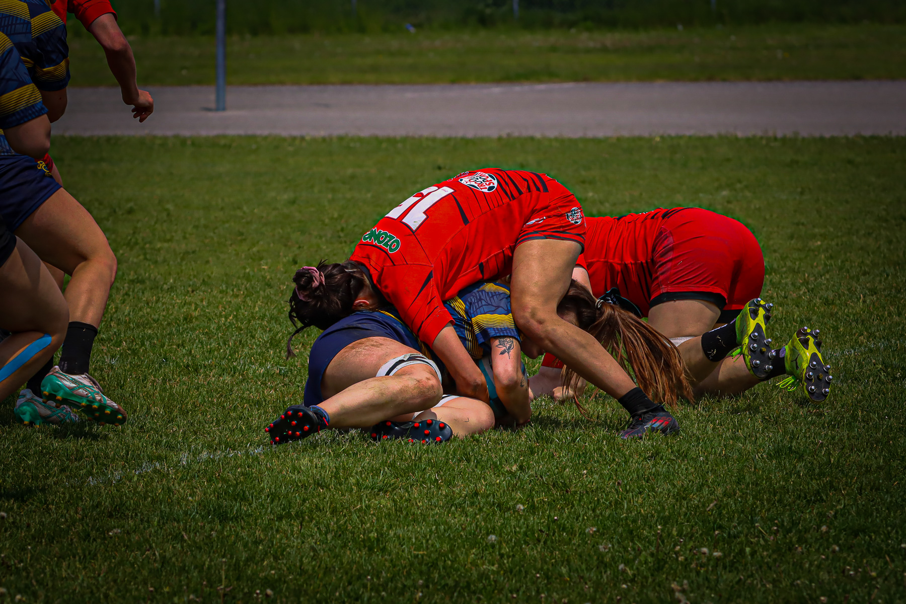  Club de Rugby de Québec - Town of Mount Royal RFC - Rugby - RQ 2025 - SL F - Club de Rugby de Québec (54) vs (12) TMR (#RQ25SLFQCTMR6) Photo by: Photo Mayarts | Siuxy Sports 2025-06-07