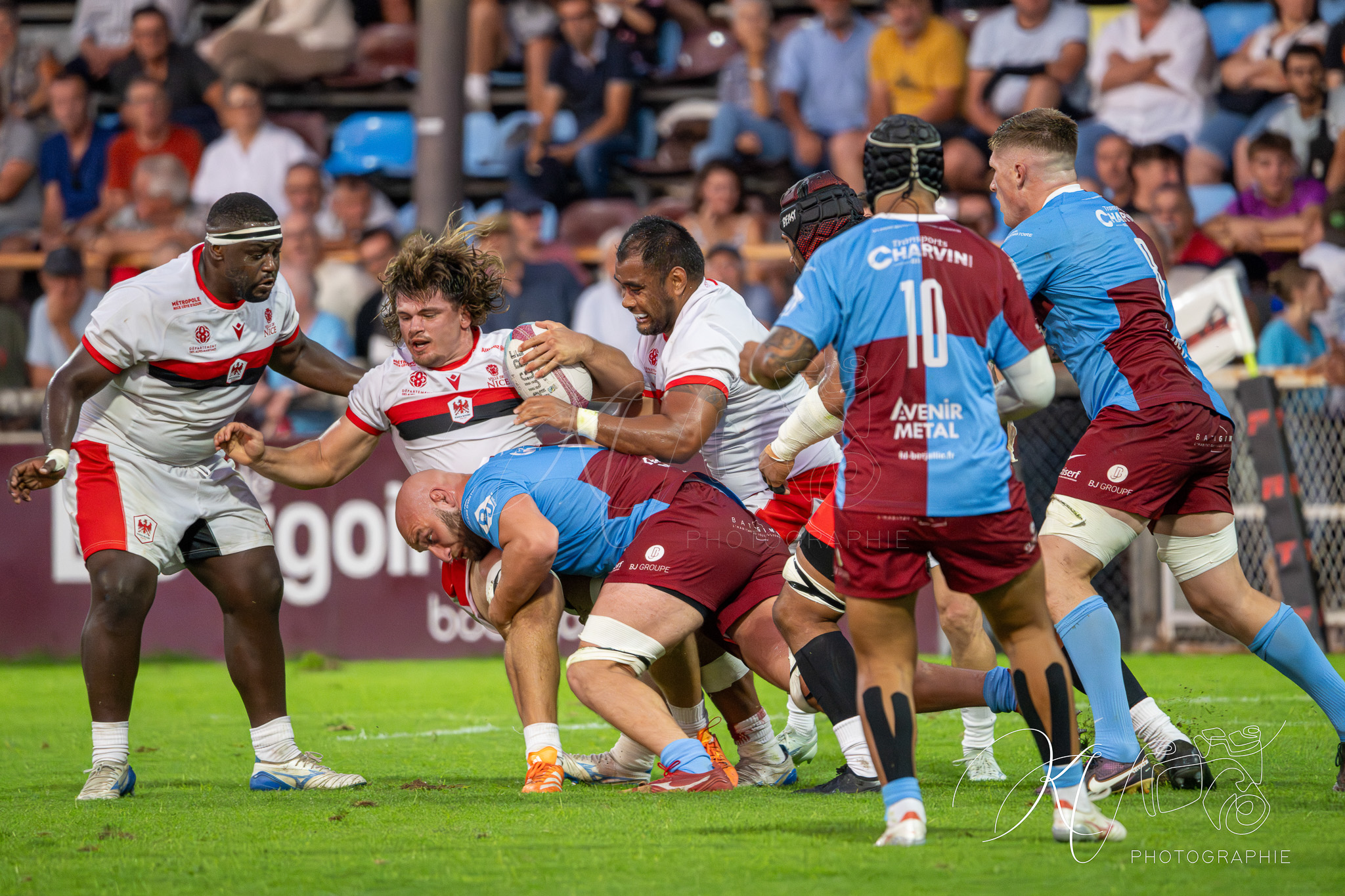  CS Bourgoin-Jallieu - Stade niçois - Rugby - FFR 2025 - Nationale - CS Bourgoin-Jallieu vs Stade Niçois (#FFR25NABJSN19) Photo by: Karine Valentin | Siuxy Sports 2025-09-06