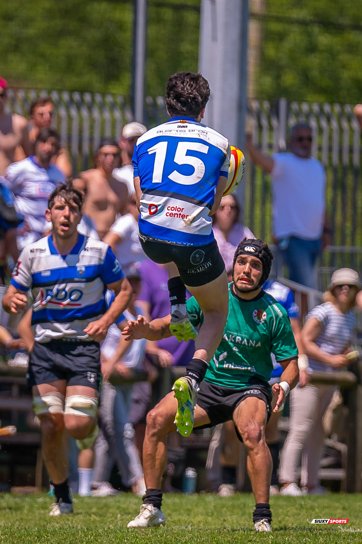  Gernika Rugby Taldea - Club de Rugby Sant Cugat - Rugby - FER 2025 - Sémi Final Ascenso - Gernika (24) vs (11) Sant Cugat (#FER25SFAGRTCRSC) Photo by: Fredy Monfoto | Siuxy Sports 2025-05-18